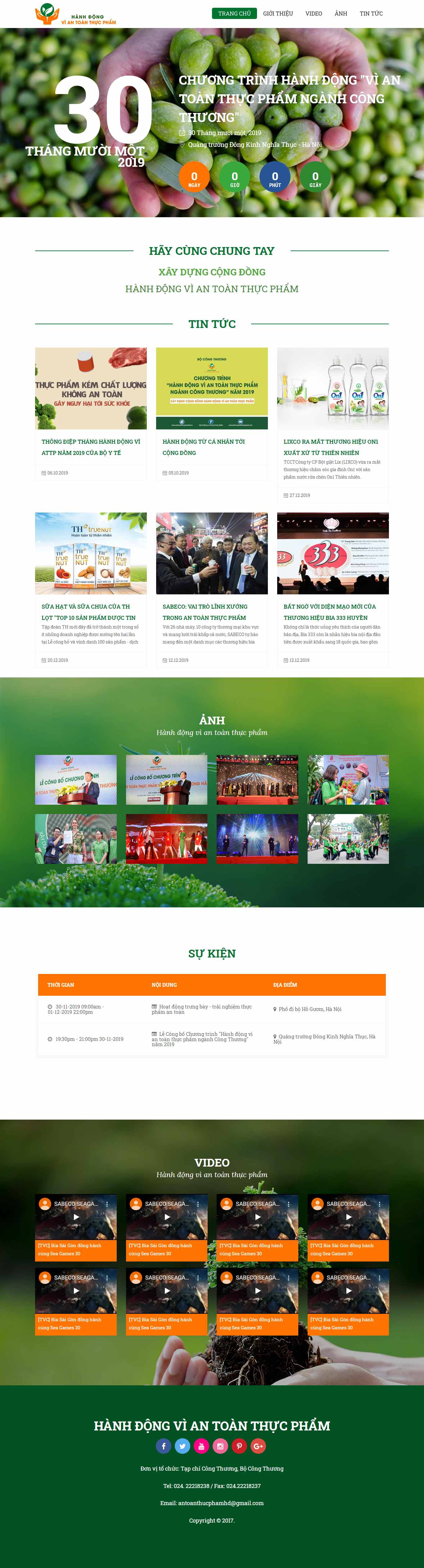 Thiết kế Website thực phẩm sạch - antoanthucphamhd.vn - VietWebGroup.Vn