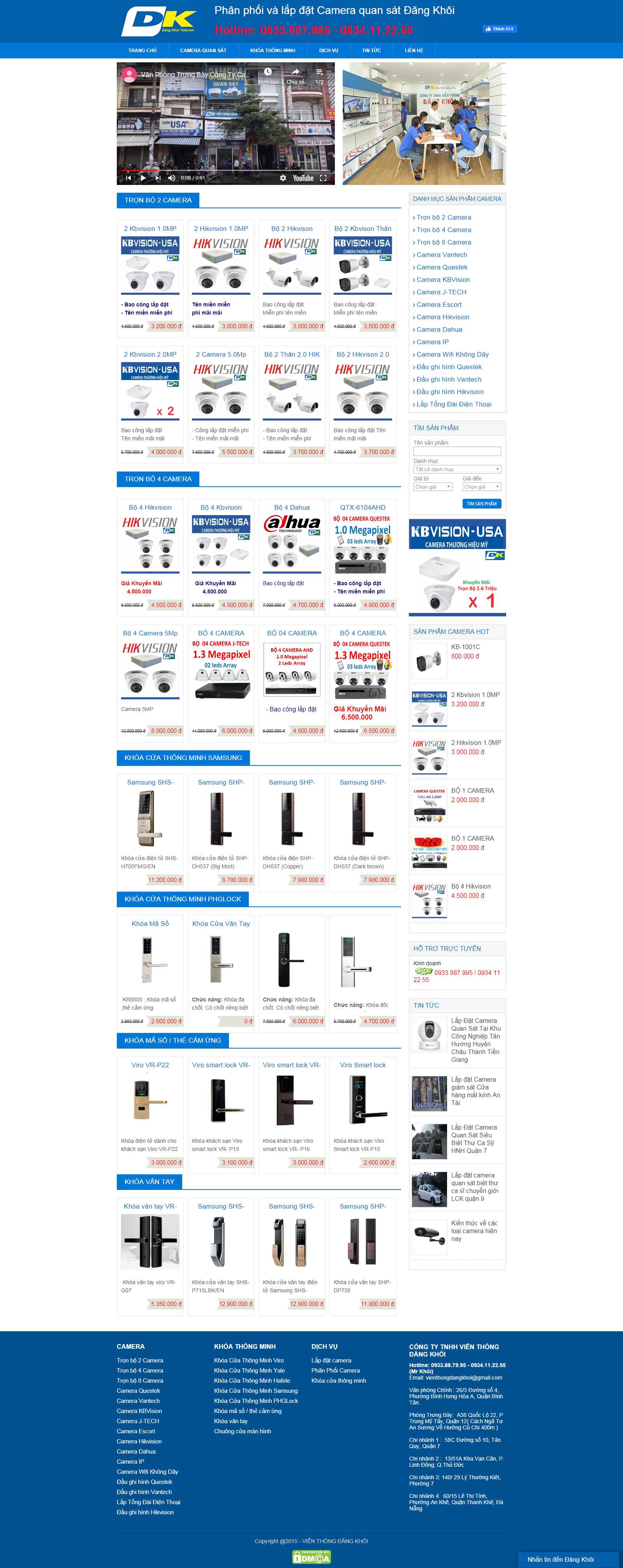 Thiết kế Website lắp đặt camera - vienthongdangkhoi.com - VietWebGroup.Vn