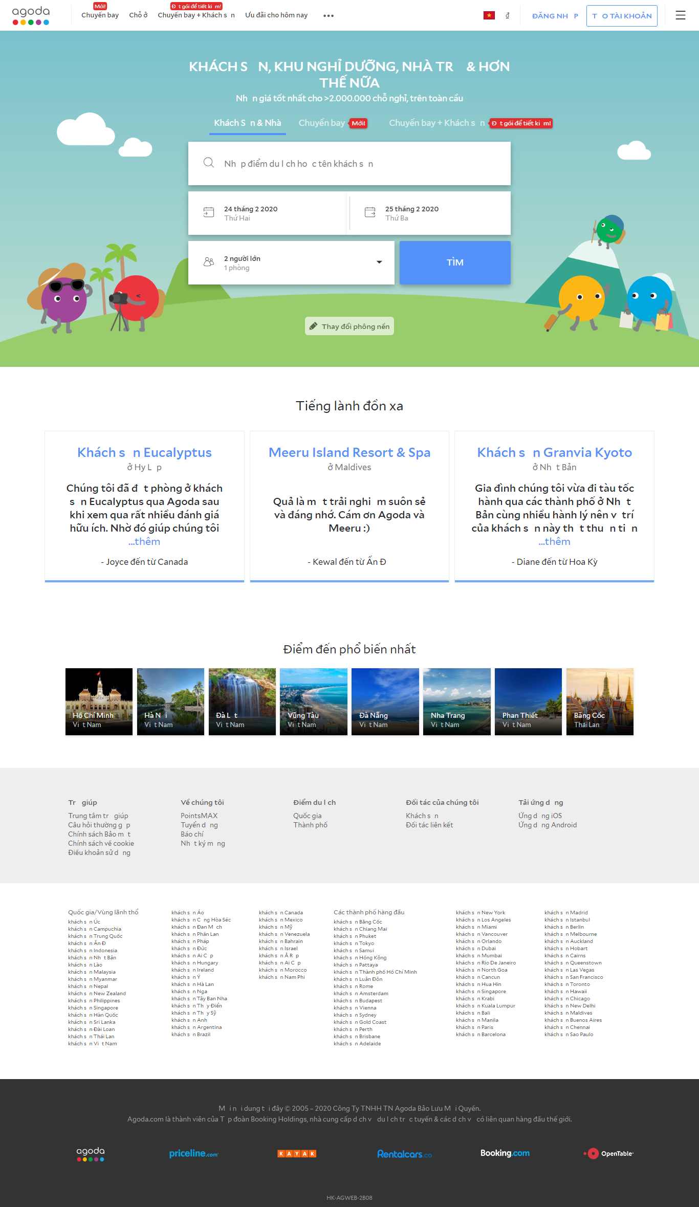 Thiết kế Website resort - www.agoda.com - VietWebGroup.Vn