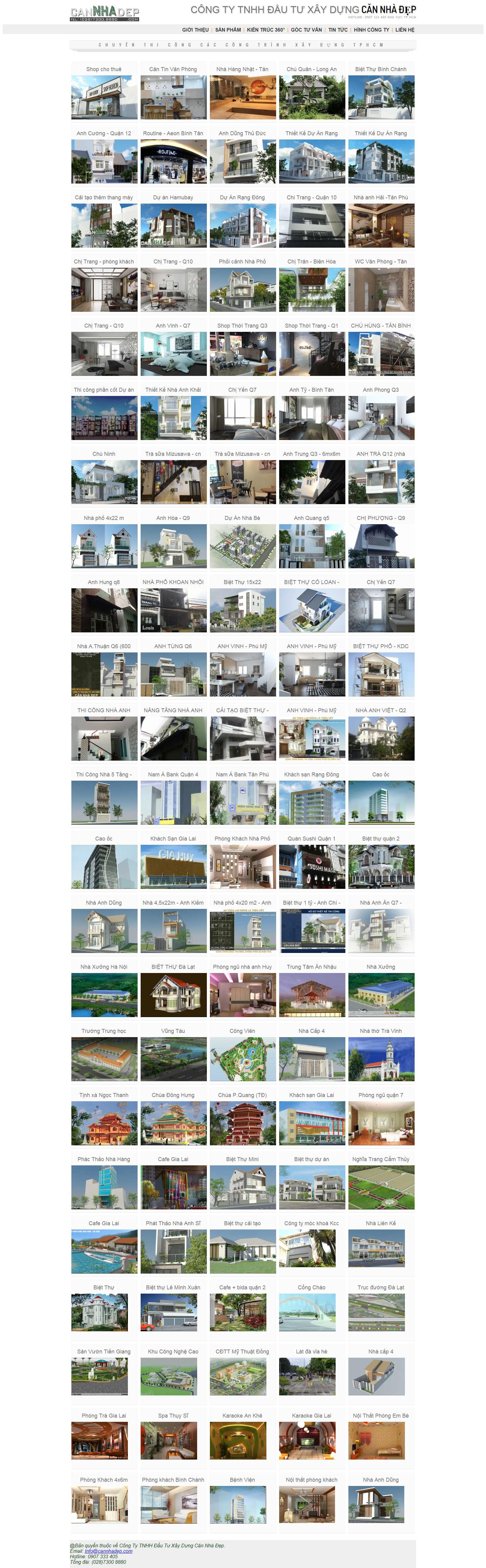 Thiết kế Website xây dựng - www.cannhadep.com - VietWebGroup.Vn