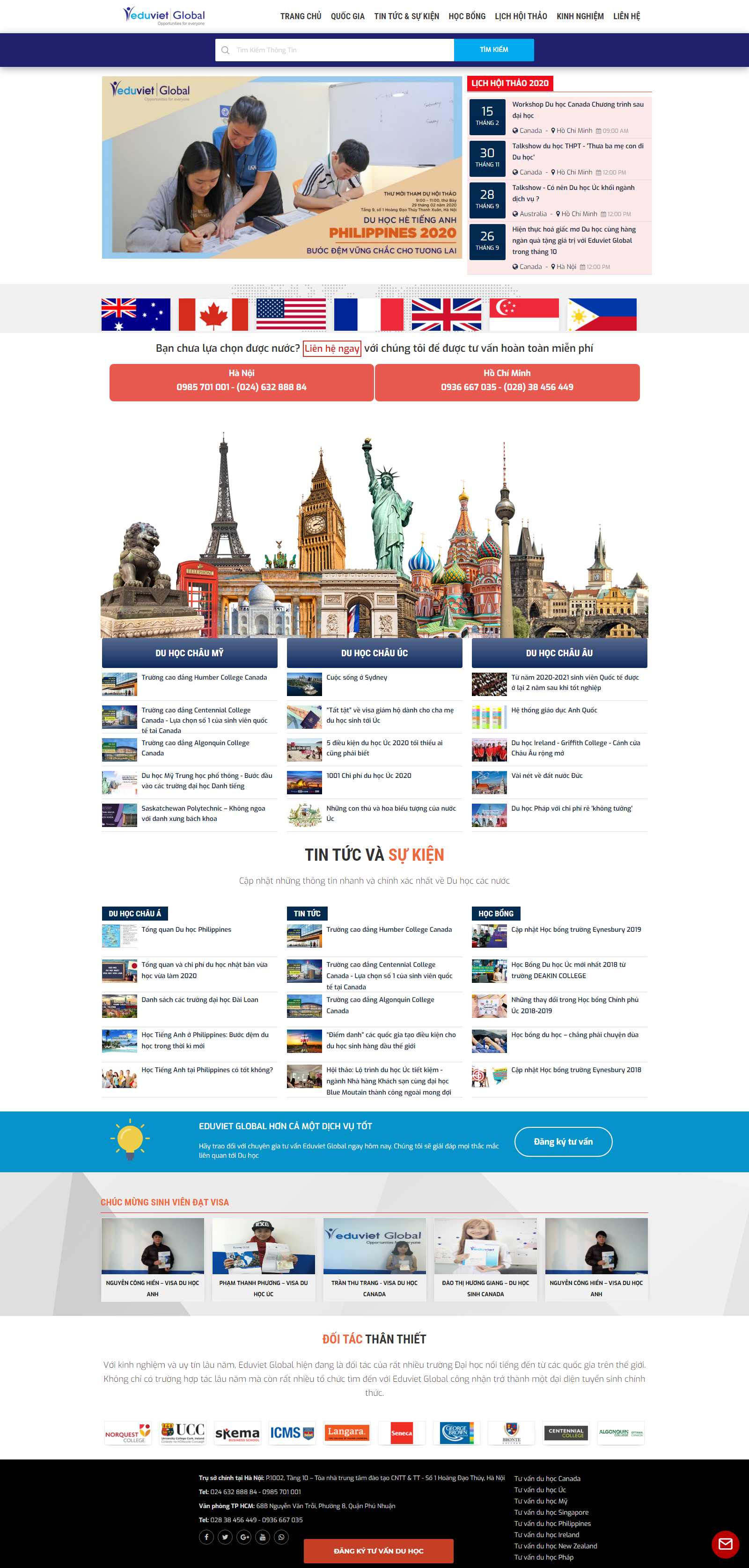 Thiết kế Website du học nhật bản - eduvietglobal.vn - VietWebGroup.Vn