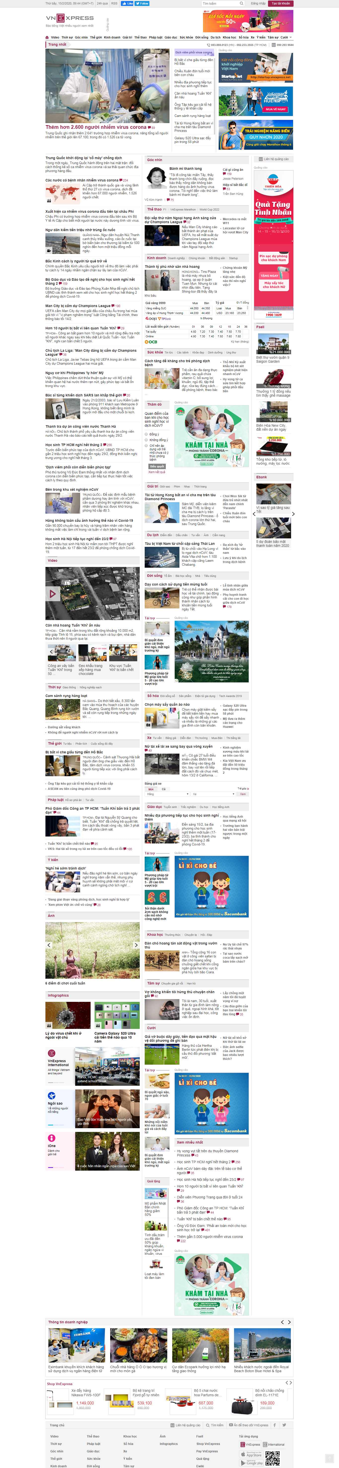 Thiết kế Website tin tức - vnexpress.net - VietWebGroup.Vn