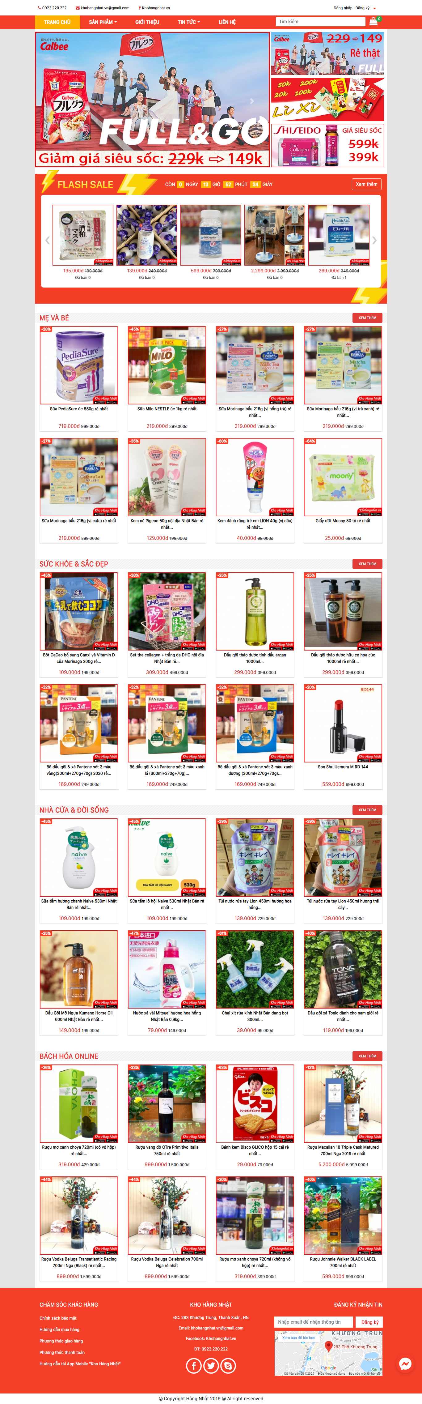 Thiết kế Website bán hàng - khohangnhat.vn - VietWebGroup.Vn