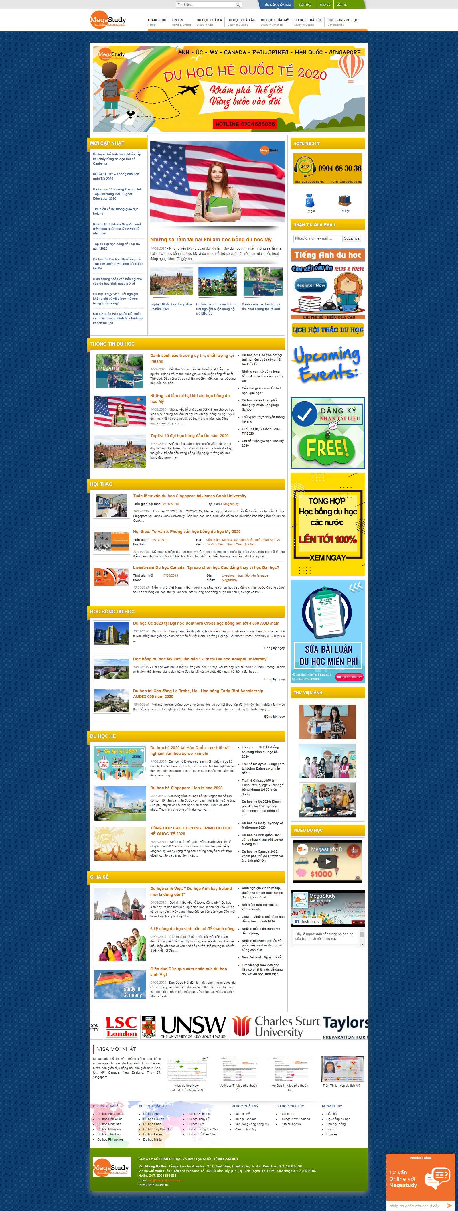 Thiết kế Website logistics - megastudy.edu.vn - VietWebGroup.Vn