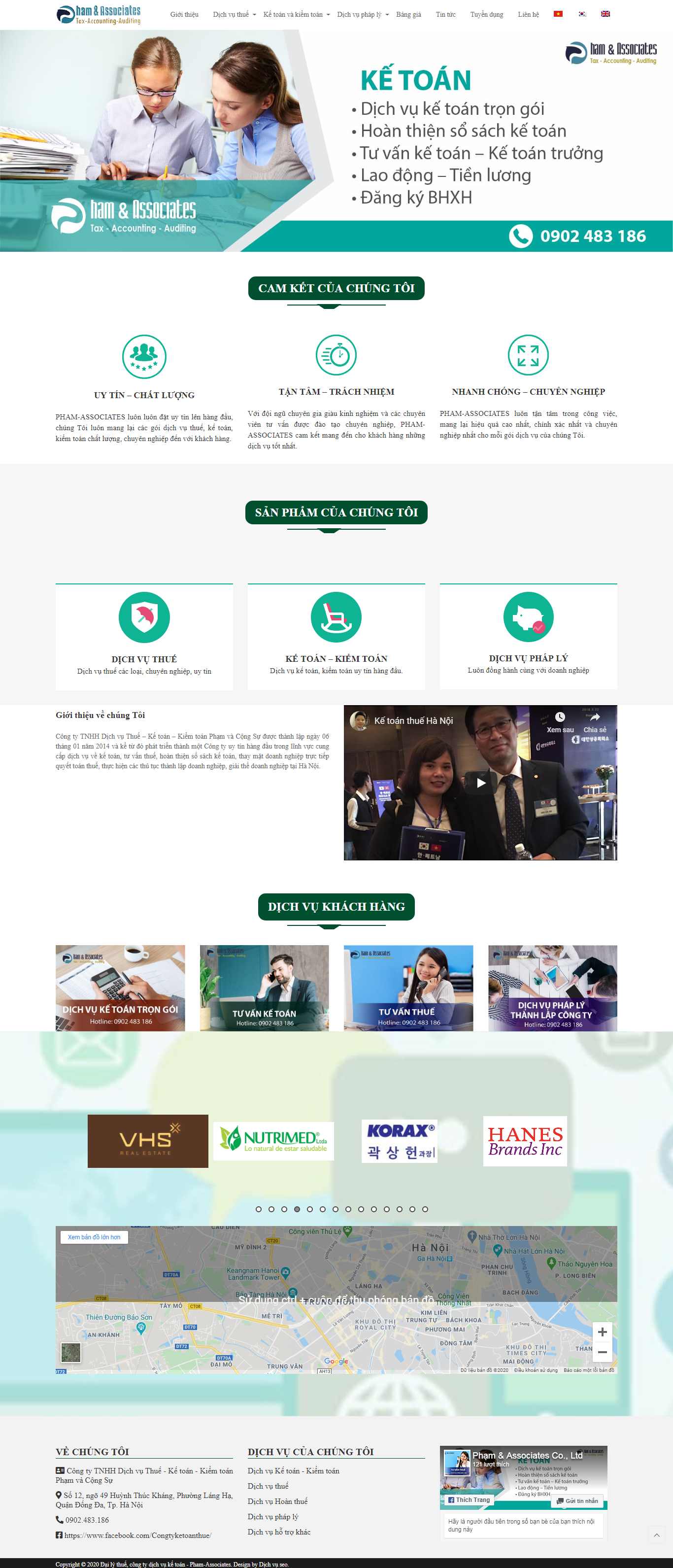 Thiết kế Website công ty kế toán - ketoanthuehanoi.vn - VietWebGroup.Vn