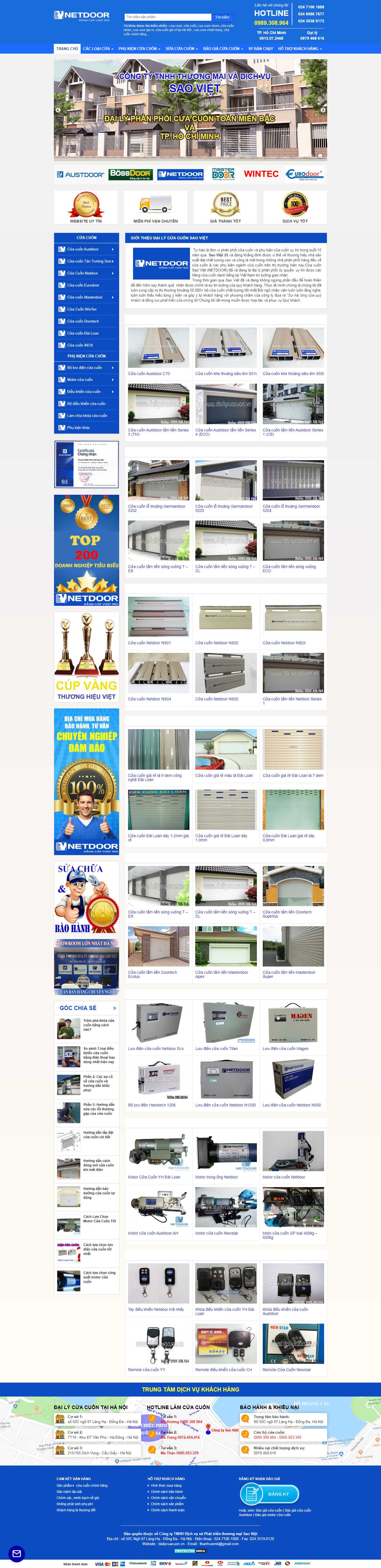 Thiết kế Website cửa cuốm - dailycuacuon.vn - VietWebGroup.Vn