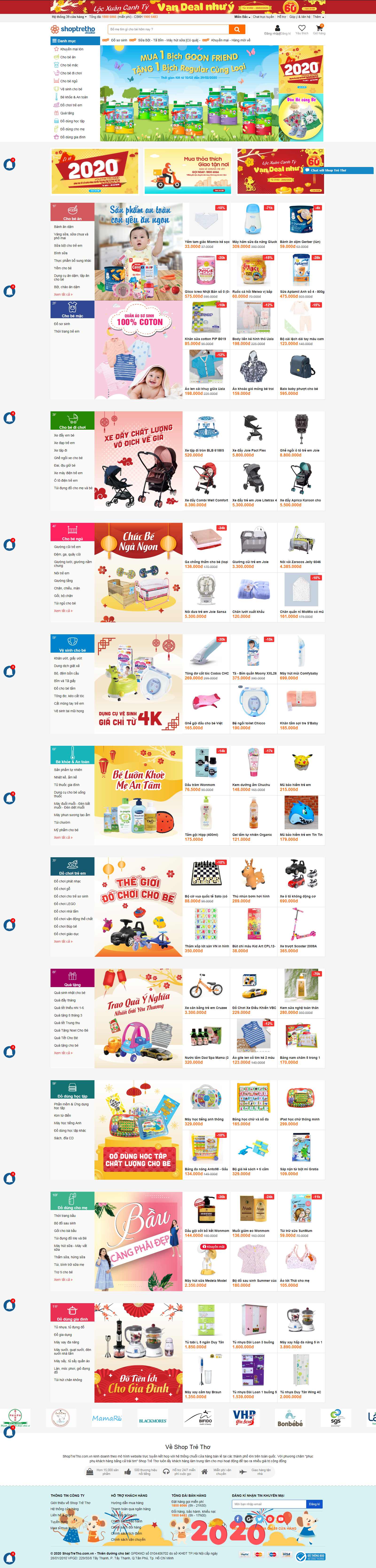 Thiết kế Website đồ chơi ô tô - shoptretho.com.vn - VietWebGroup.Vn