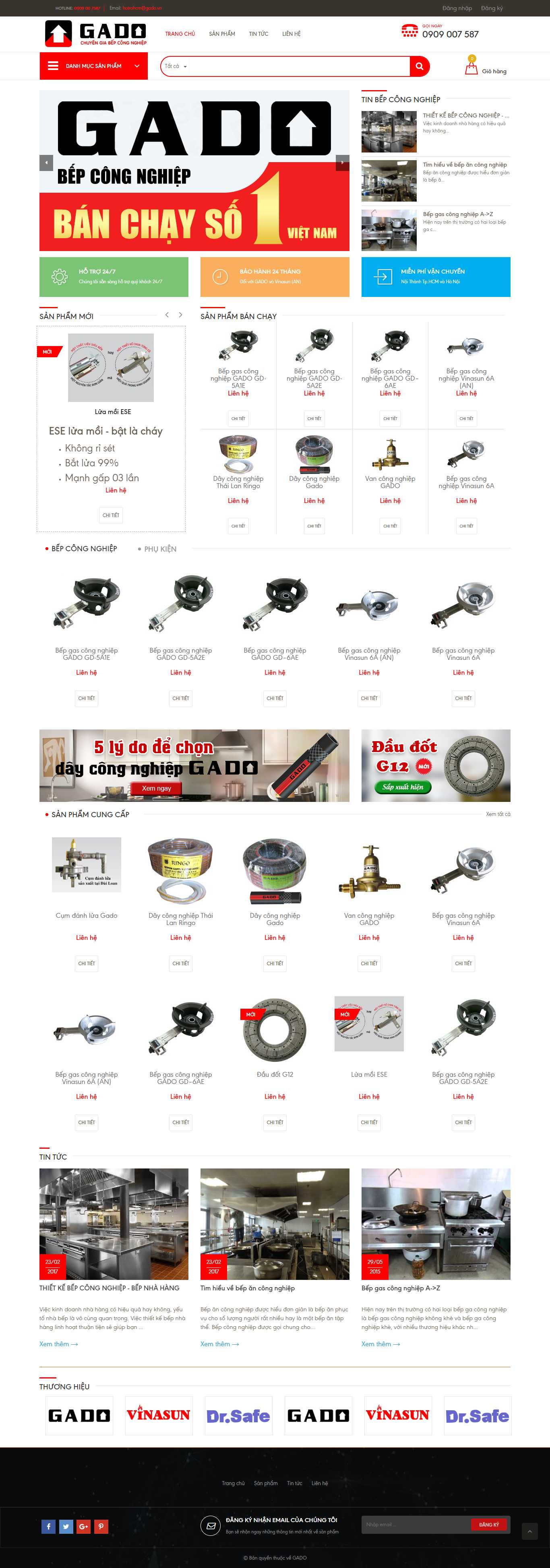 Thiết kế Website quà lưu niệm - gado.vn - VietWebGroup.Vn