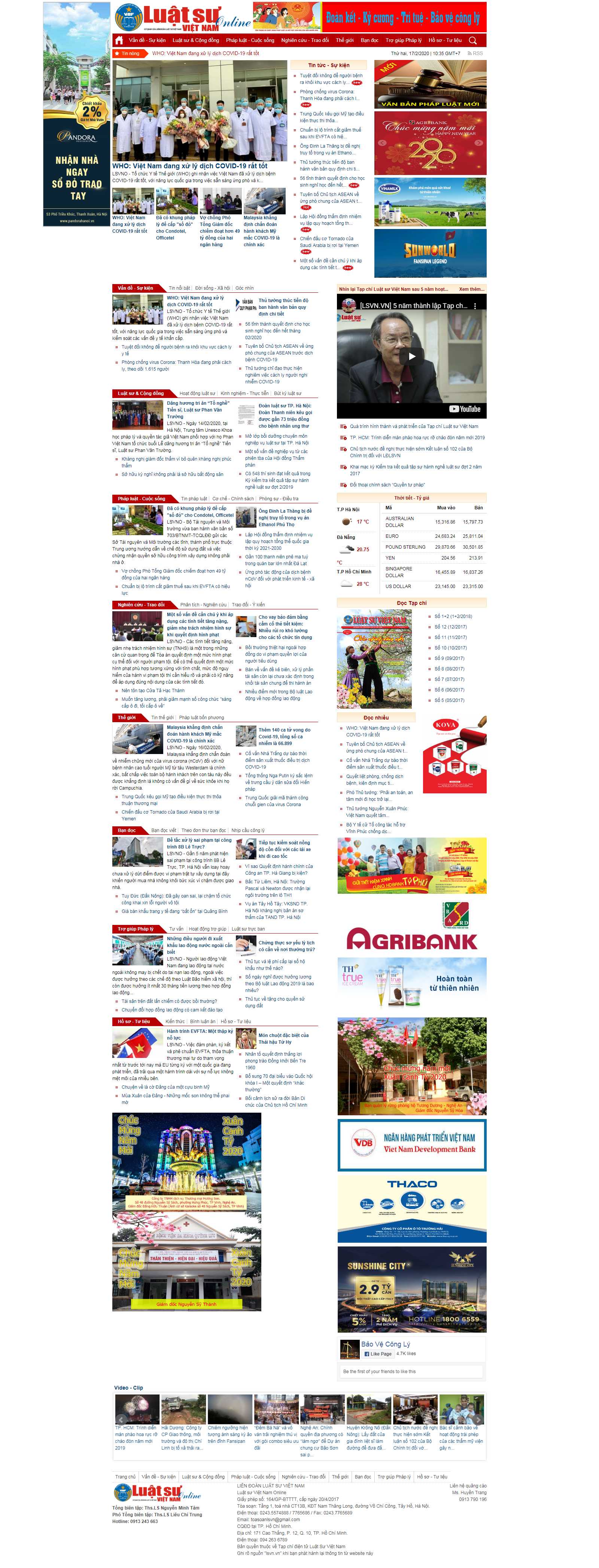 Thiết kế Website luật sư - lsvn.vn - VietWebGroup.Vn