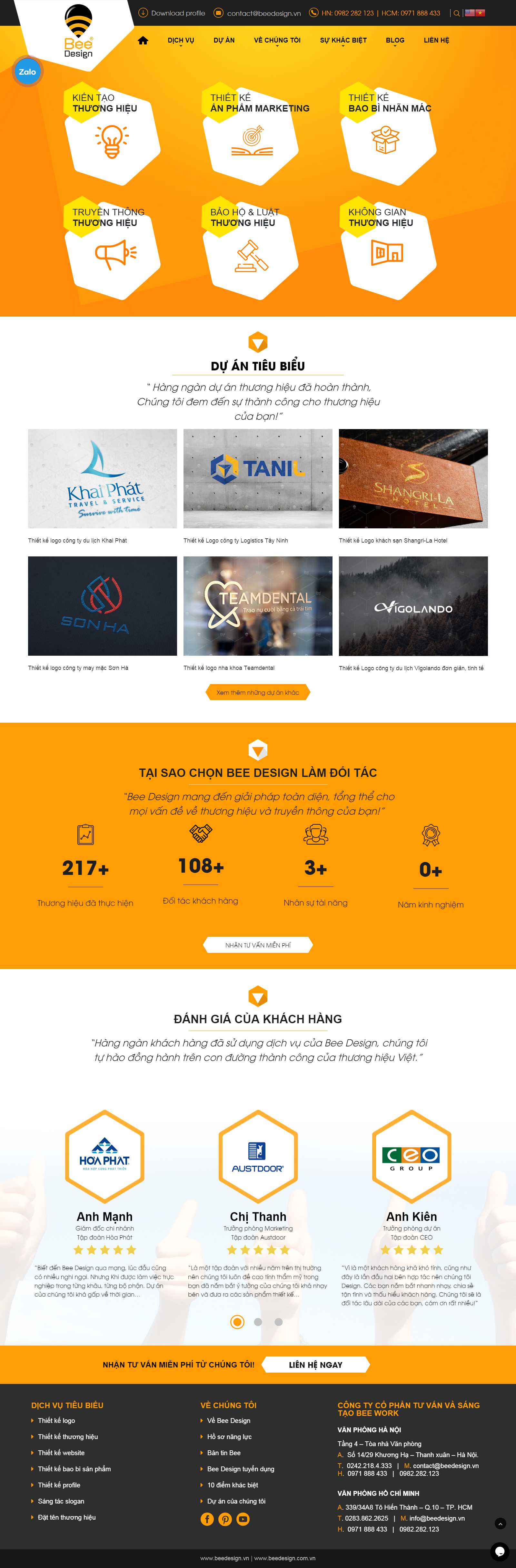 Thiết kế Website catalog - beedesign.com.vn - VietWebGroup.Vn