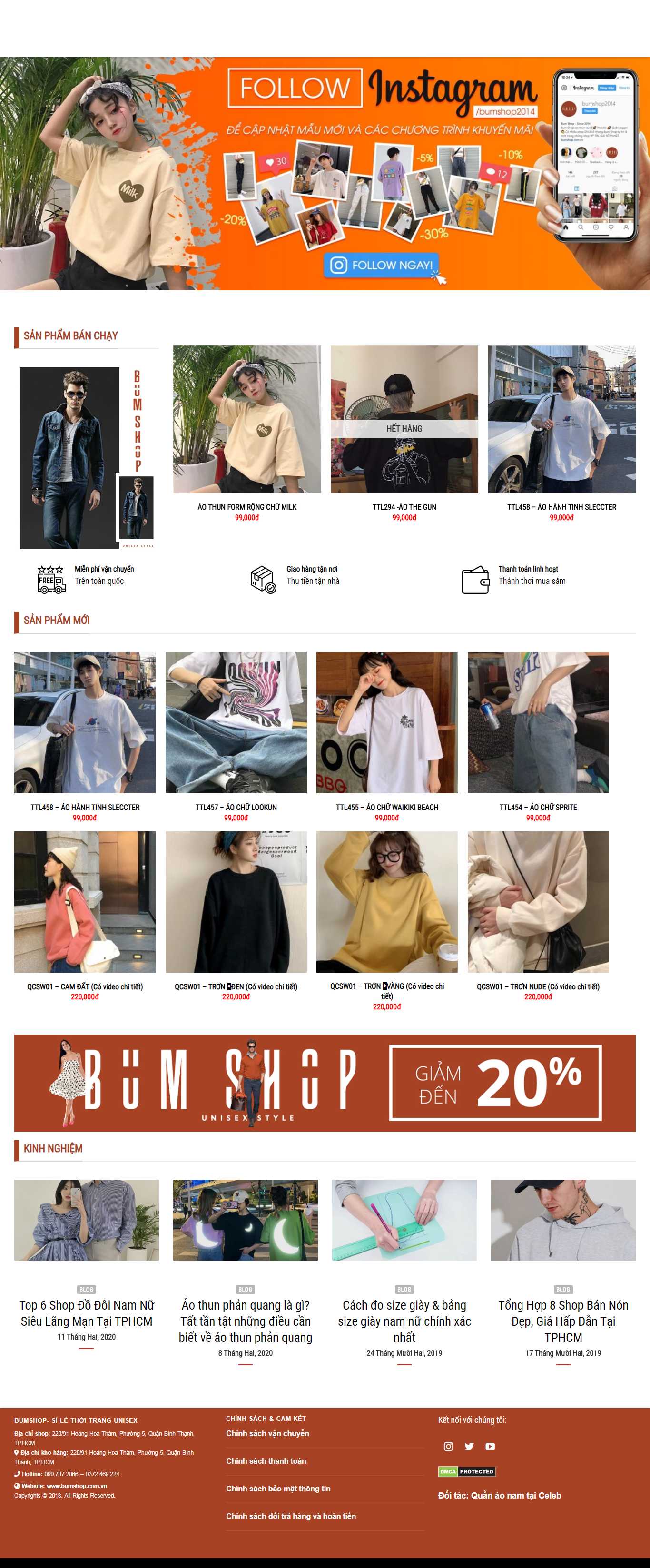 Thiết kế Website catalog - bumshop.com.vn - VietWebGroup.Vn