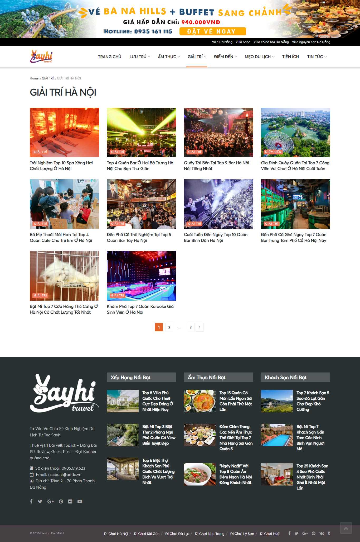 Thiết kế Website giải trí - sayhi.vn - VietWebGroup.Vn