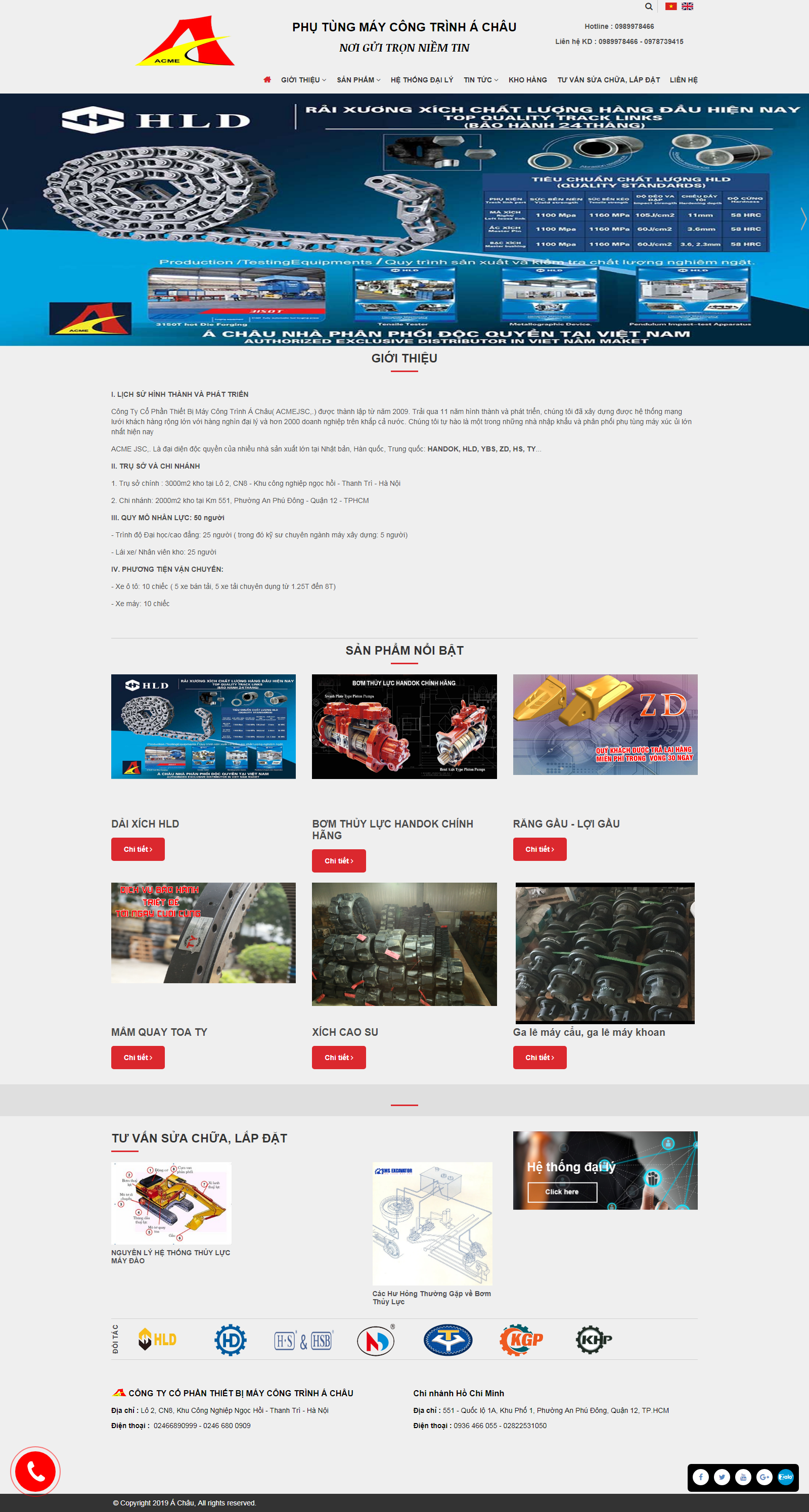 Thiết kế Website phụ tùng ô tô - phutungachau.com - VietWebGroup.Vn