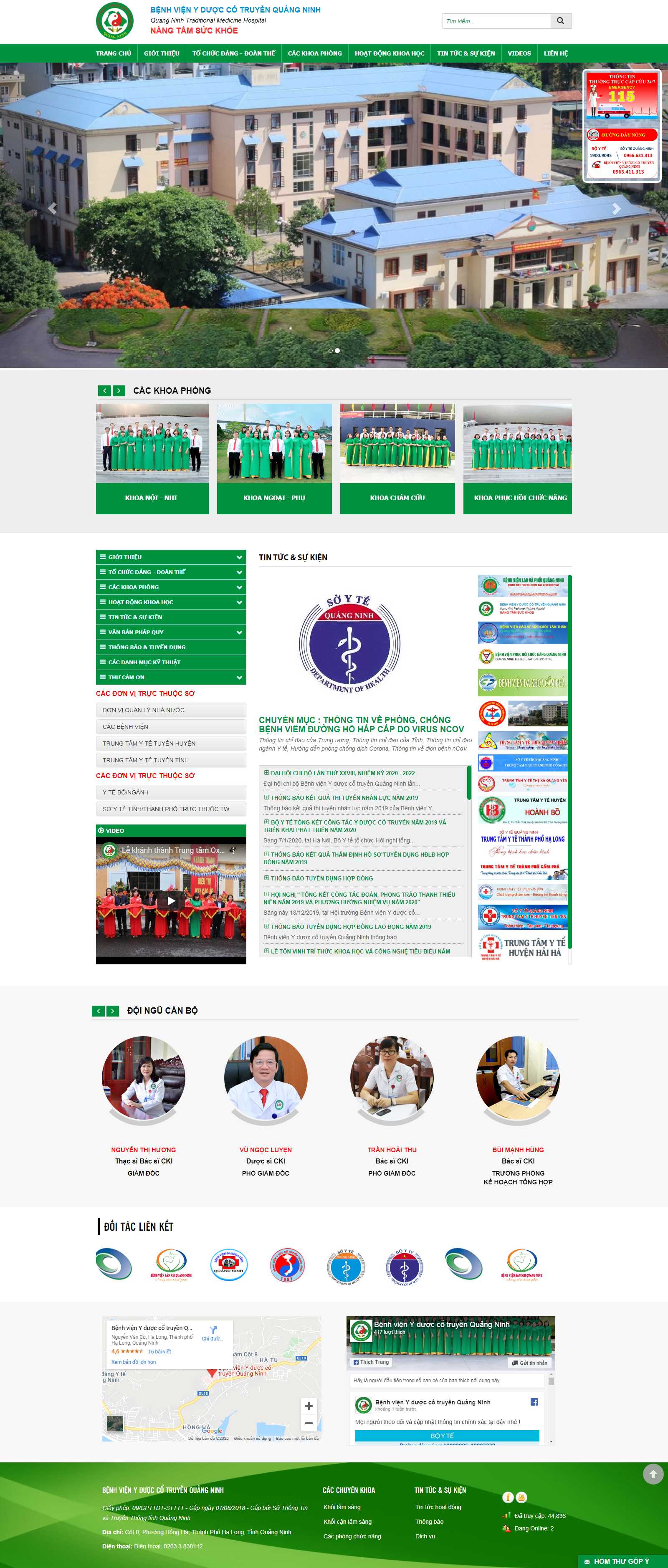 Thiết kế Website nhà thuốc đông y - ydctquangninh.vn - VietWebGroup.Vn