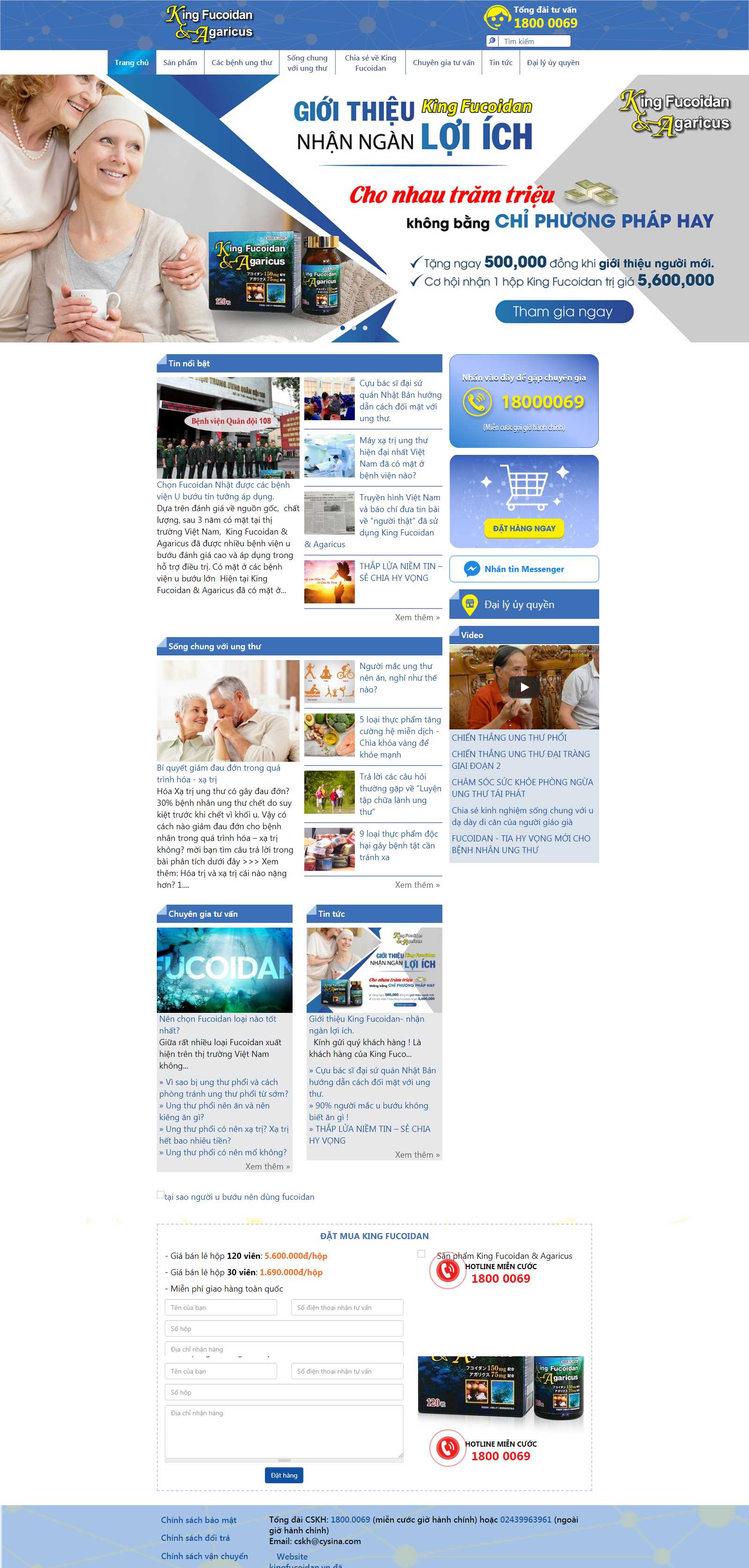 Thiết kế Website nhà thuốc đông y - kingfucoidan.vn - VietWebGroup.Vn