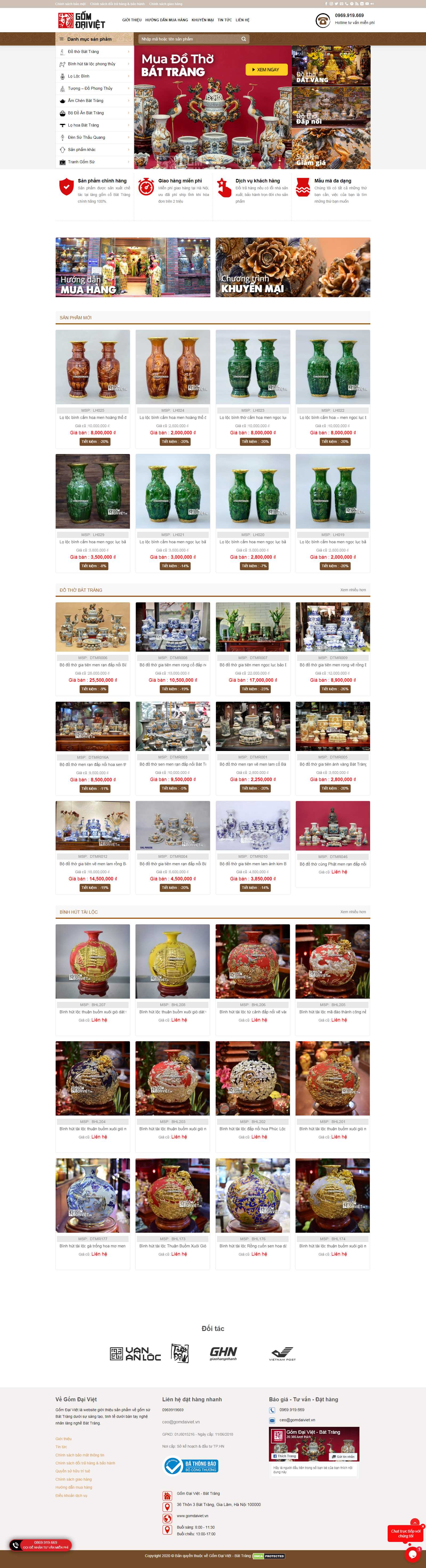 Thiết kế Website đồ thờ cúng - gomdaiviet.vn - VietWebGroup.Vn