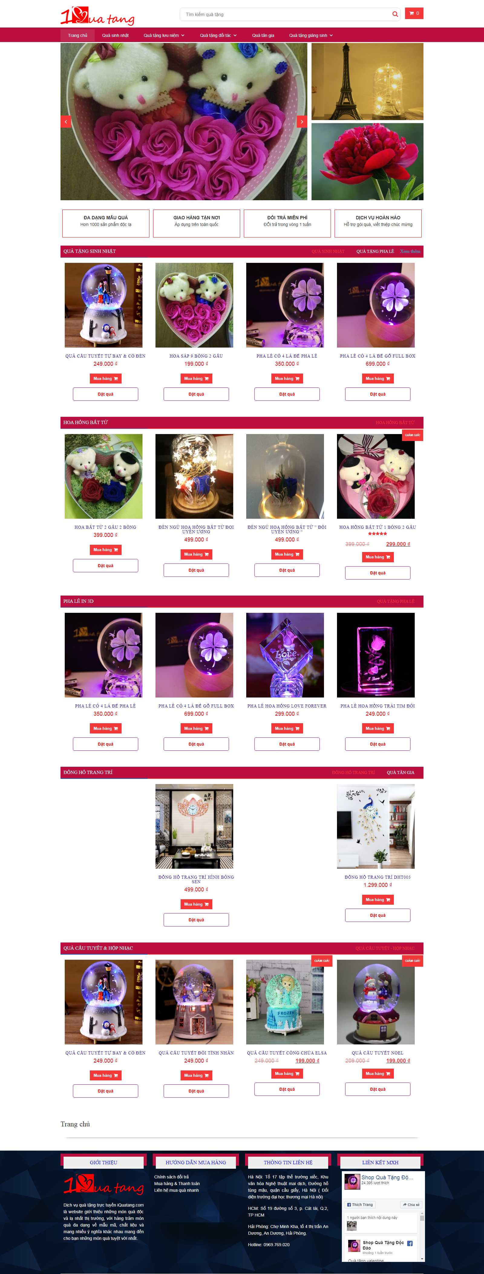 Thiết kế Website đồ lưu niệm - iquatang.com - VietWebGroup.Vn
