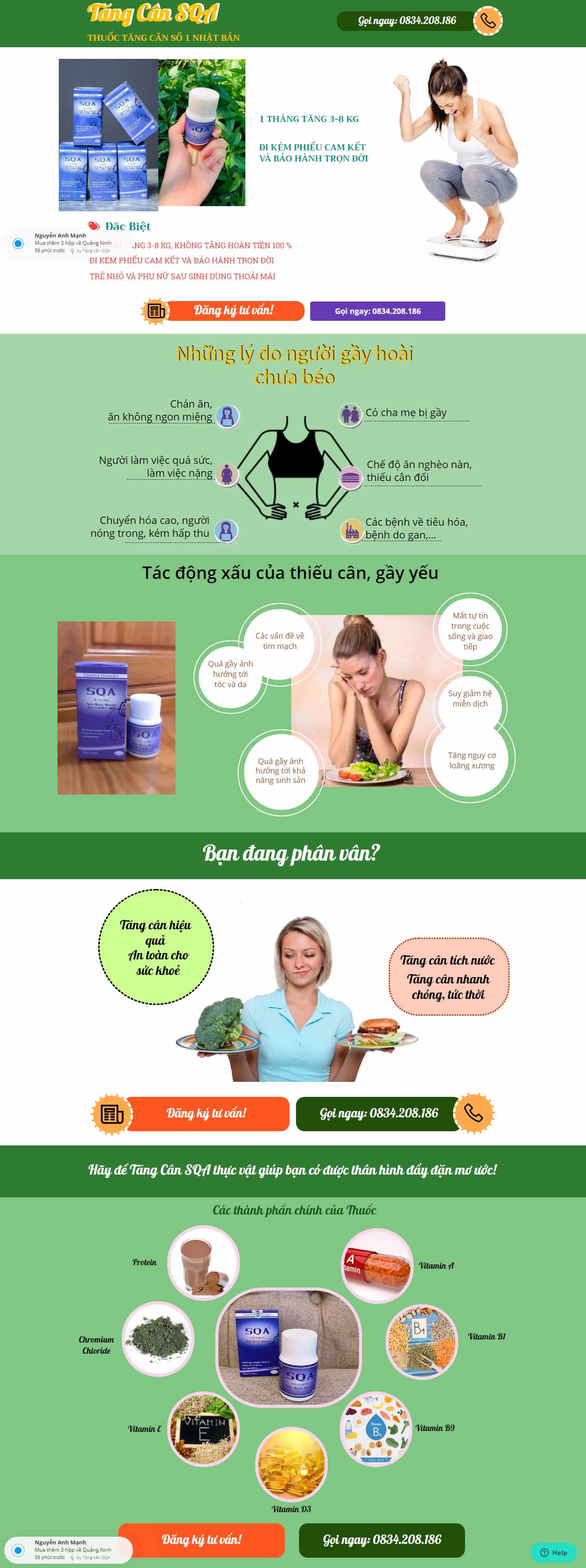 Thiết kế Website thuốc tăng cân - tangcan-sqa-nhatban.com - VietWebGroup.Vn