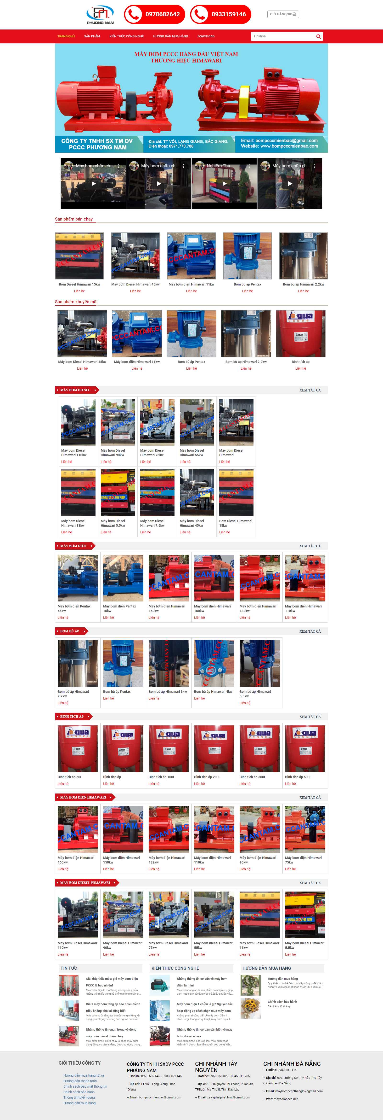 Thiết kế Website phòng cháy - pcccantam.com - VietWebGroup.Vn