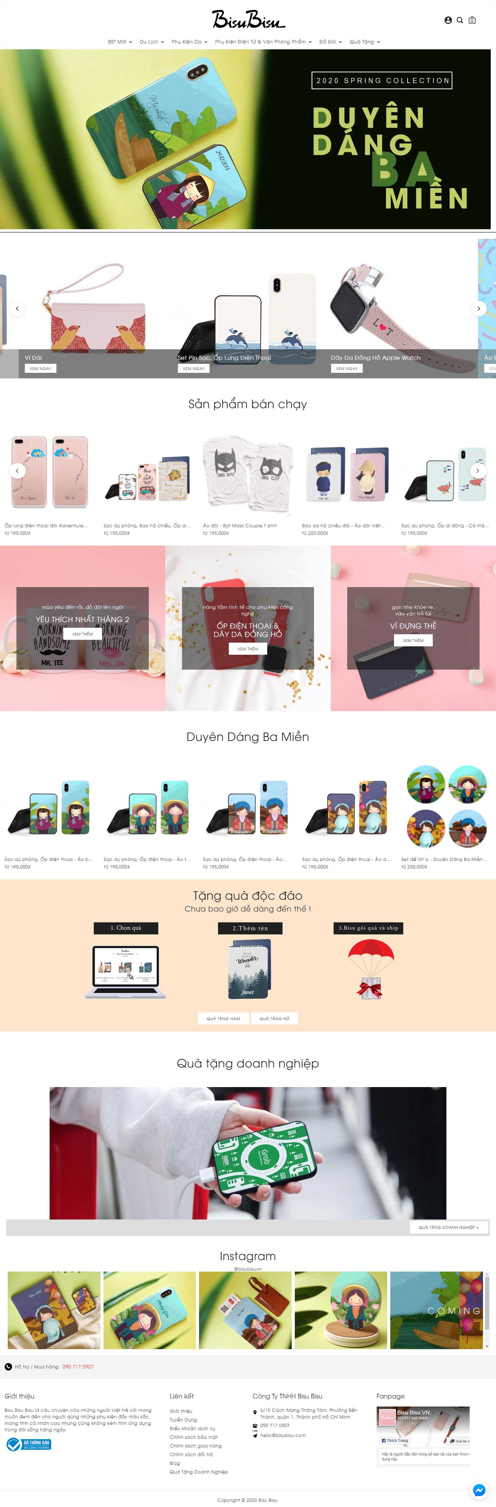 Thiết kế Website quà lưu niệm - bisubisu.vn - VietWebGroup.Vn