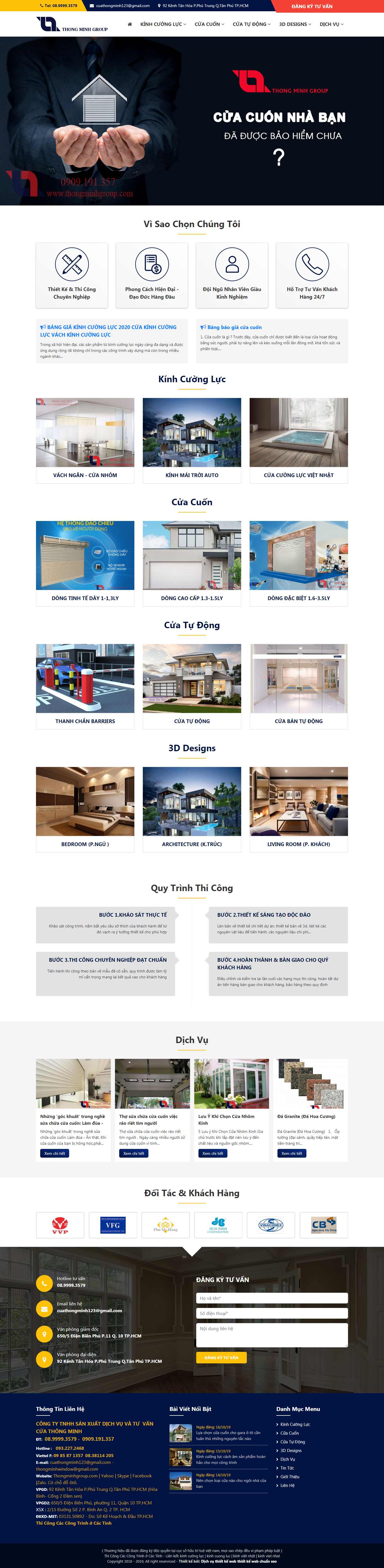 Thiết kế Website cửa cuốn - thongminhgroup.com - VietWebGroup.Vn
