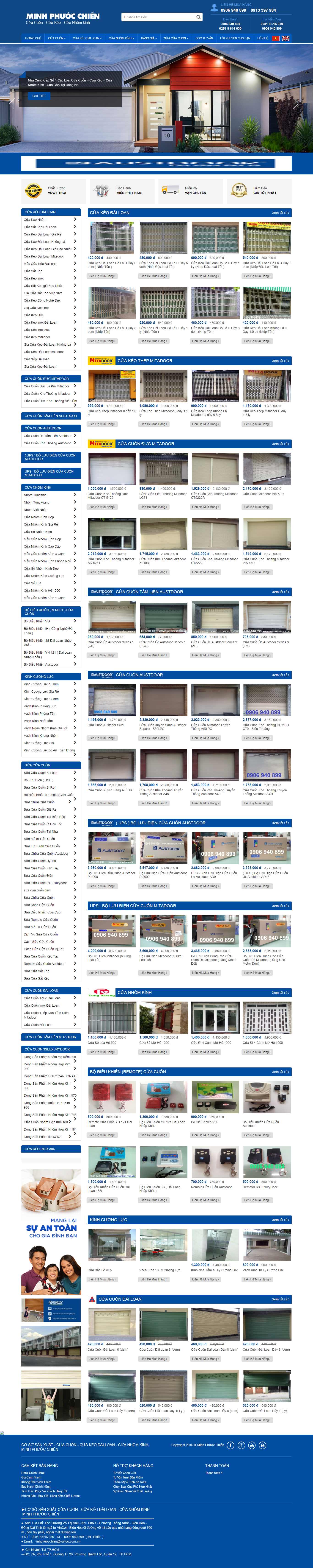 Thiết kế Website cửa cuốn - cuacuonduc.com.vn - VietWebGroup.Vn