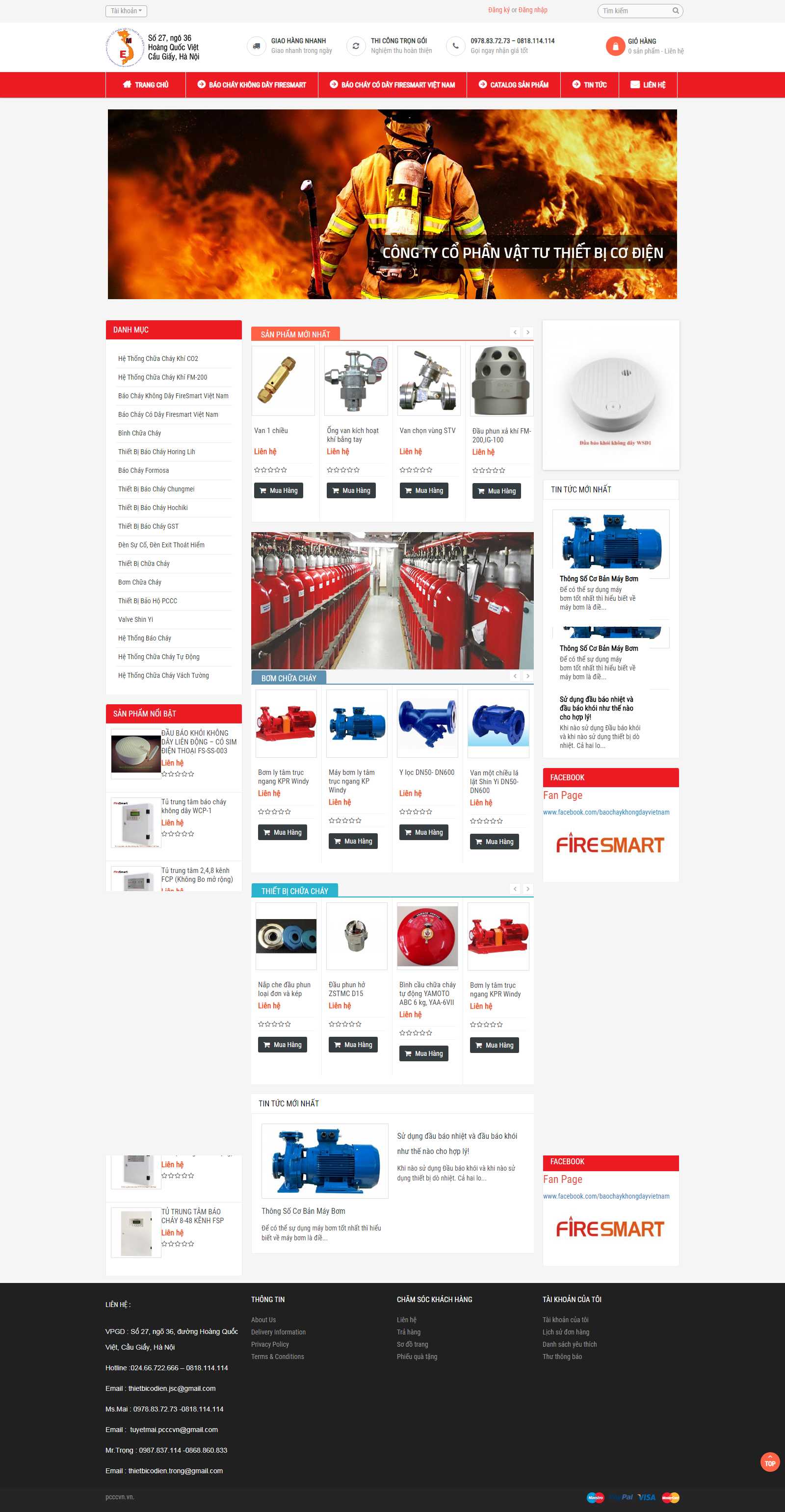 Thiết kế Website chữa cháy - pcccvn.vn - VietWebGroup.Vn