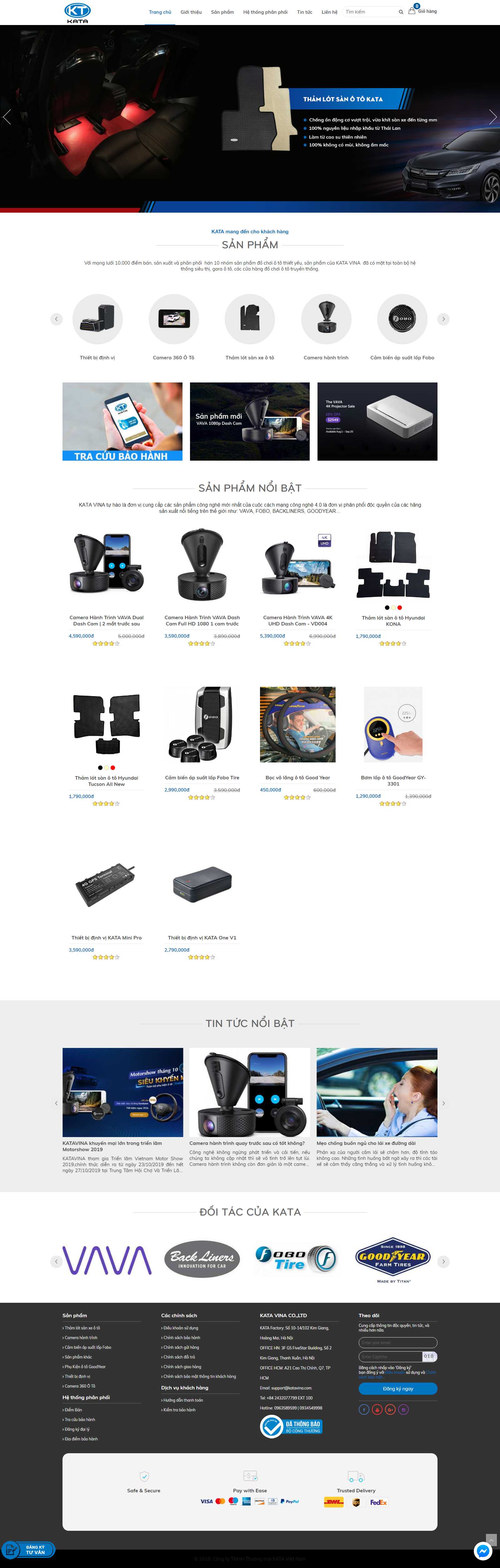 Thiết kế Website trọn gói - katavina.com - VietWebGroup.Vn