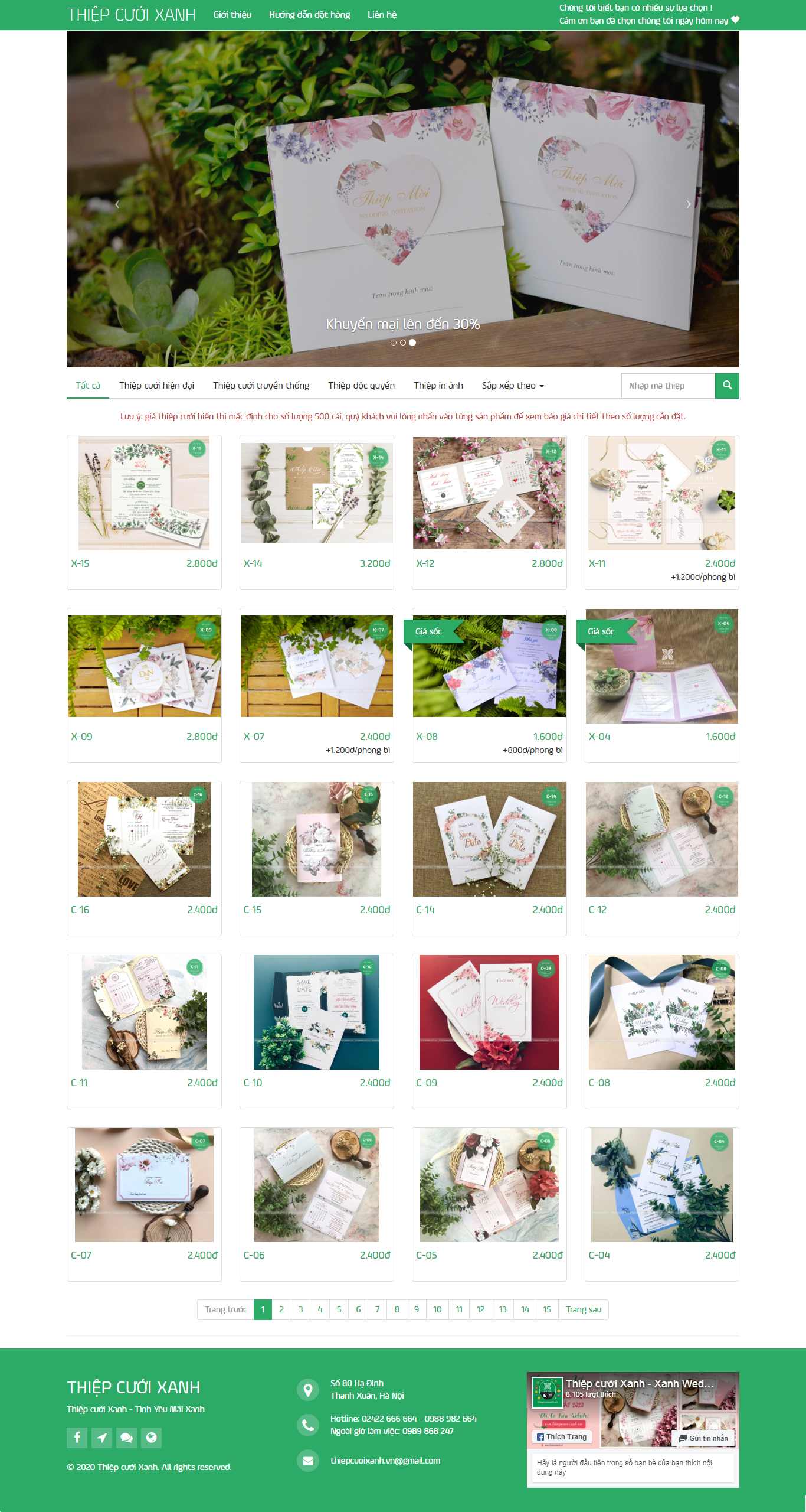 Thiết kế Website thiệp cưới - thiepcuoixanh.vn - VietWebGroup.Vn