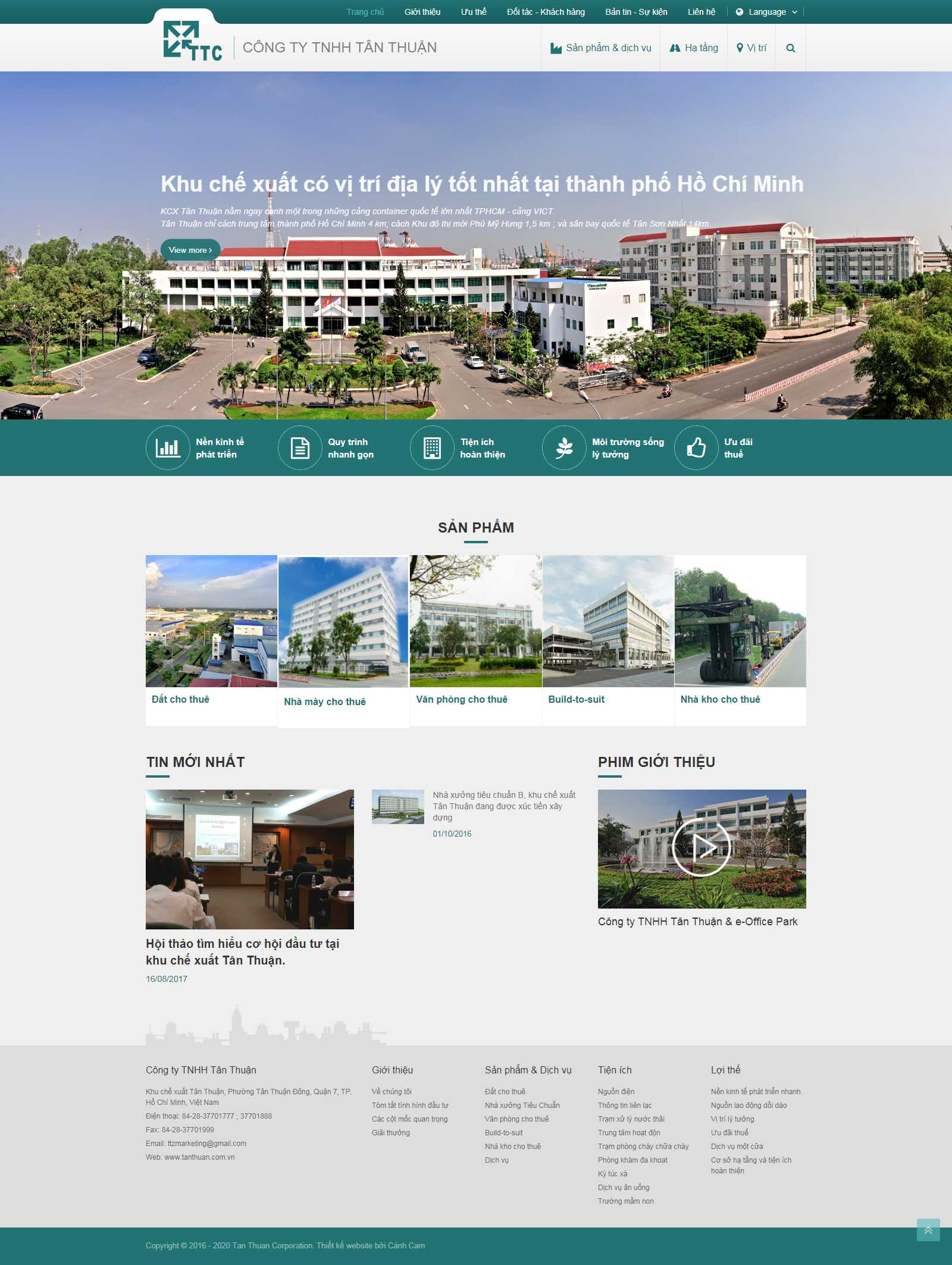 Thiết kế Website khu chế xuất - www.tanthuan.com.vn - VietWebGroup.Vn