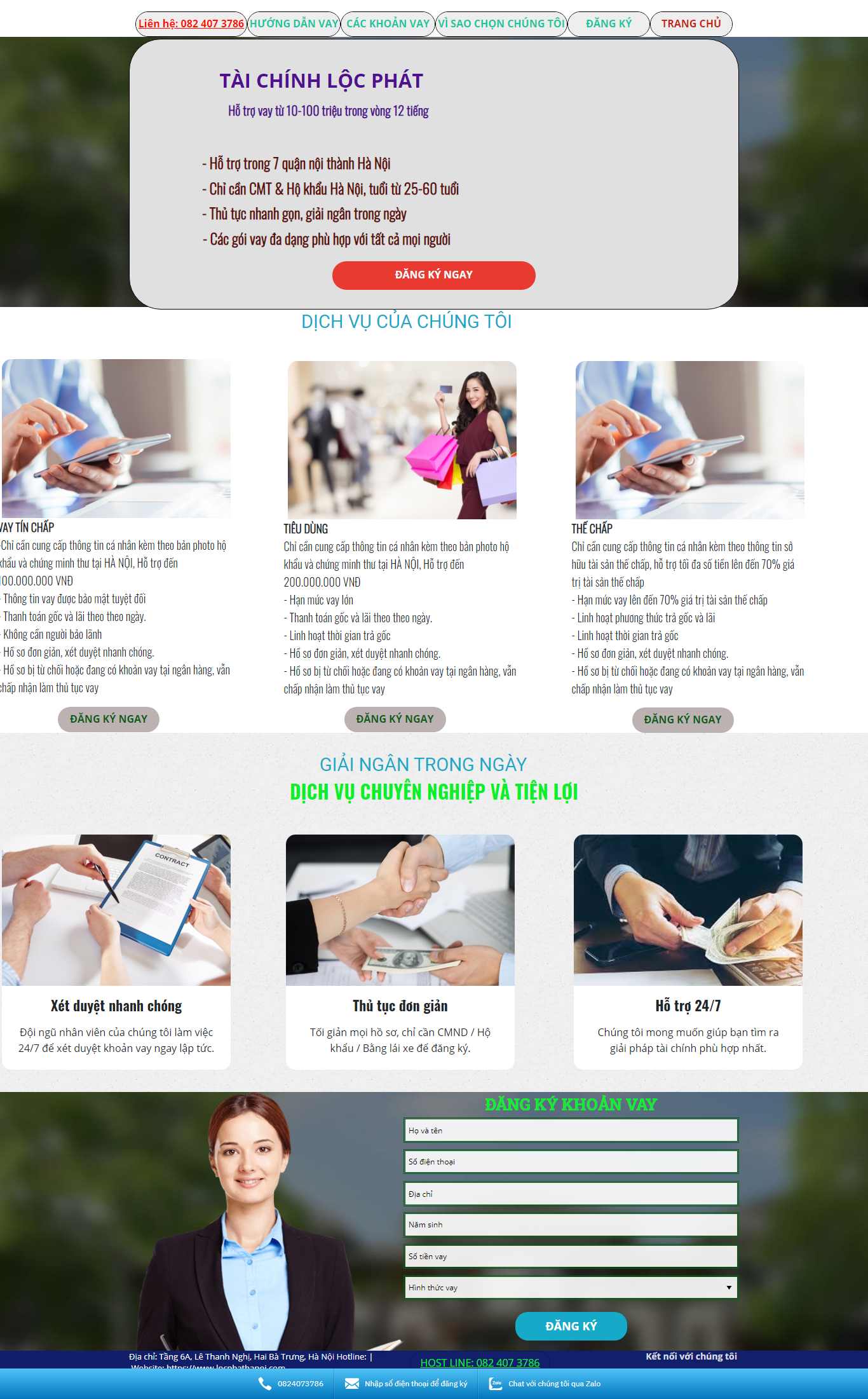 Thiết kế Website công ty tài chính - www.locphathanoi.com - VietWebGroup.Vn