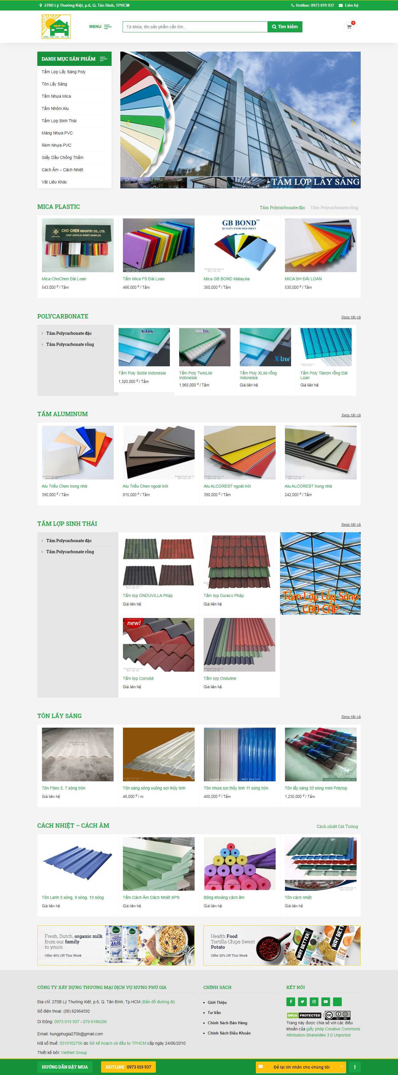 Thiết kế Website tấm lợp thông minh - - VietWebGroup.Vn