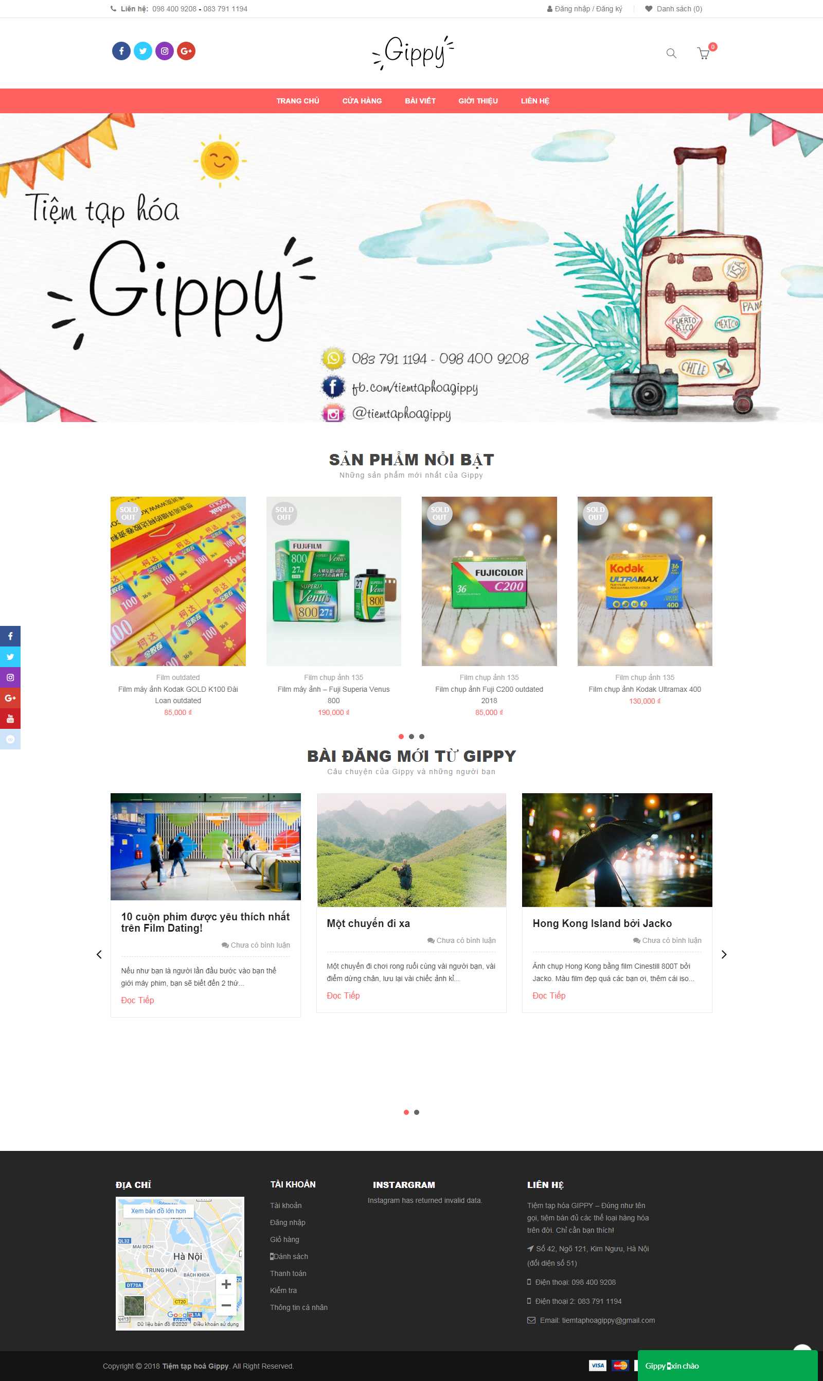 Thiết kế Website tạp hóa - tiemtaphoagippy.com - VietWebGroup.Vn
