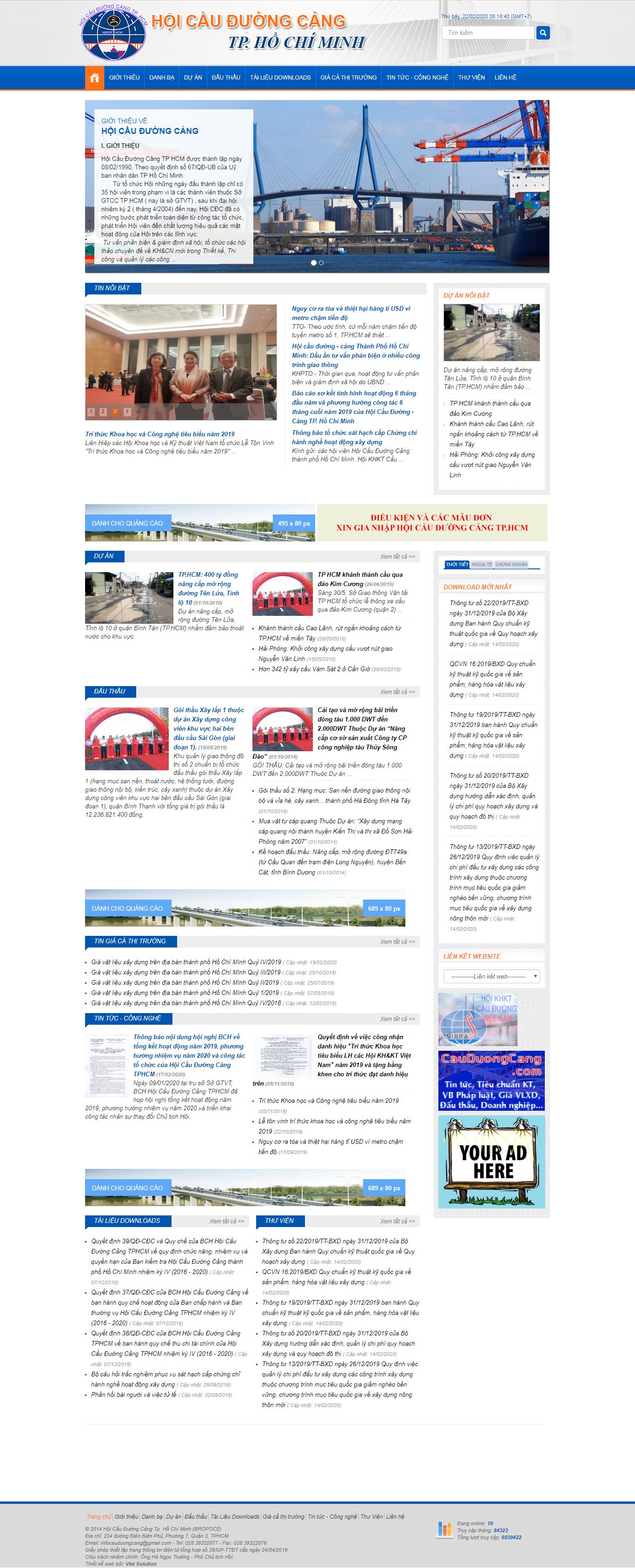 Thiết kế Website cầu đường - www.cauduongcang.com - VietWebGroup.Vn