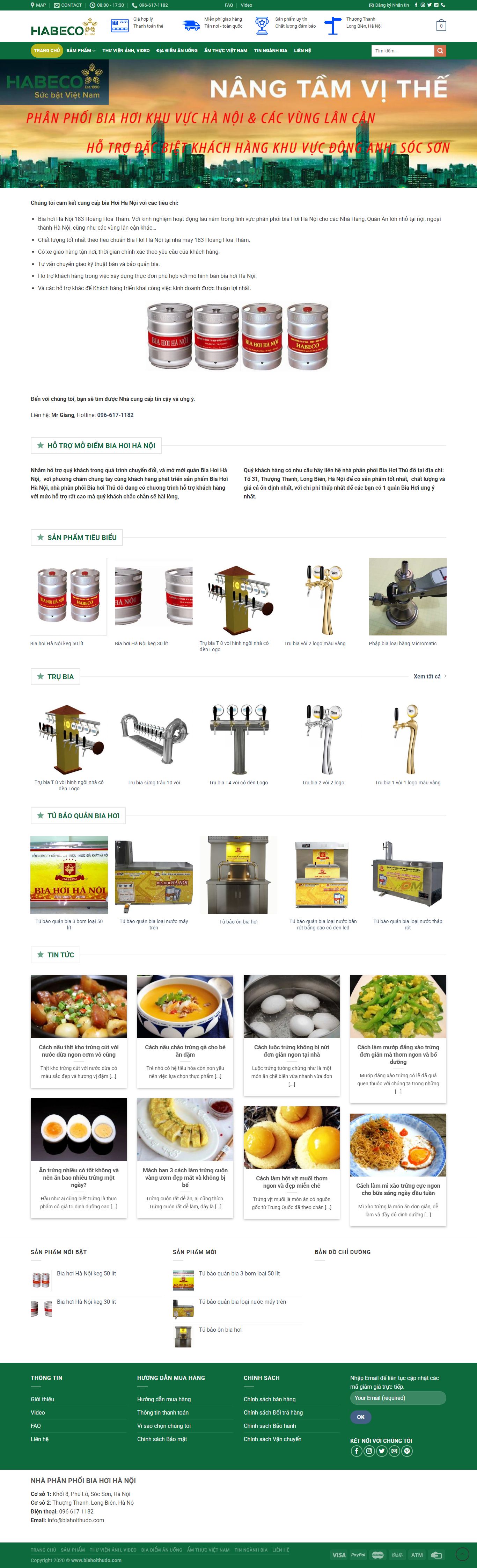 Thiết kế Website quán bia - biahoithudo.com - VietWebGroup.Vn
