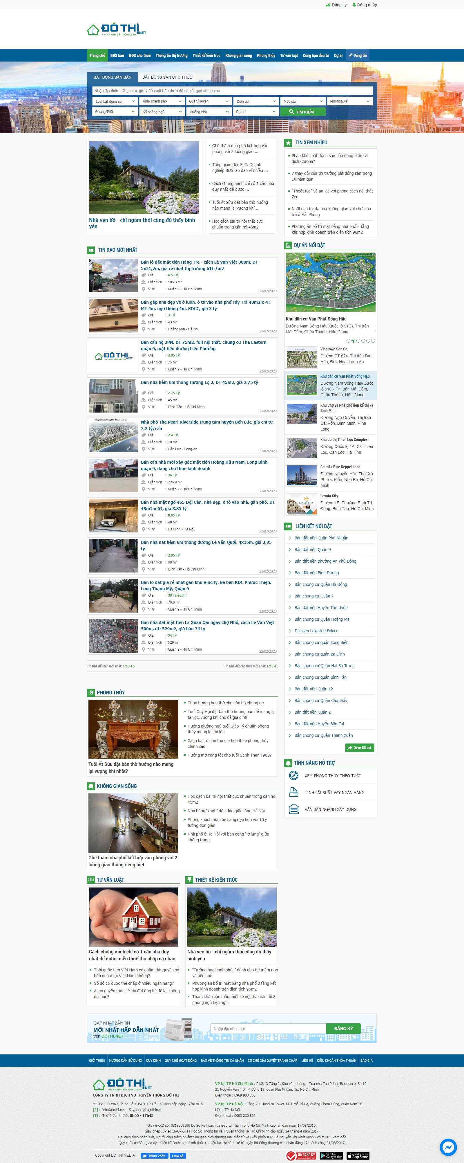 Thiết kế Website thuê nhà xưởng - dothi.net - VietWebGroup.Vn