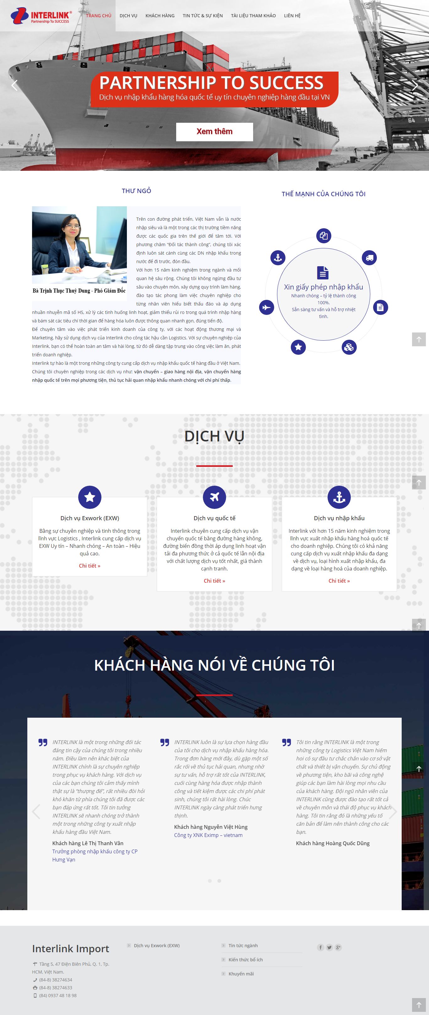Thiết kế Website nhập khẩu - nhapkhauhang.com - VietWebGroup.Vn