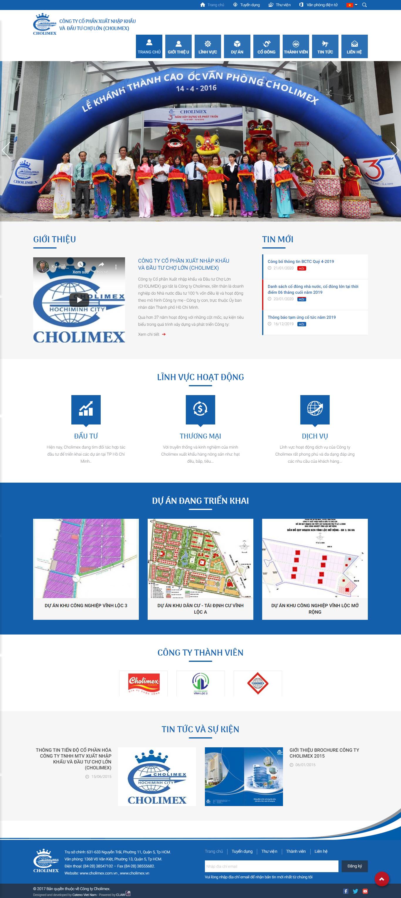 Thiết kế Website nhập khẩu - www.cholimex.vn - VietWebGroup.Vn