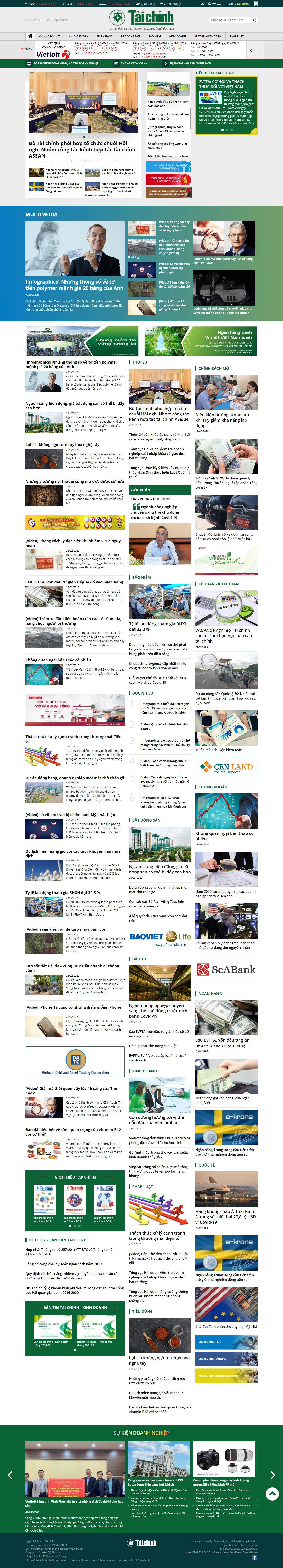 Thiết kế Website tài chính - tapchitaichinh.vn - VietWebGroup.Vn