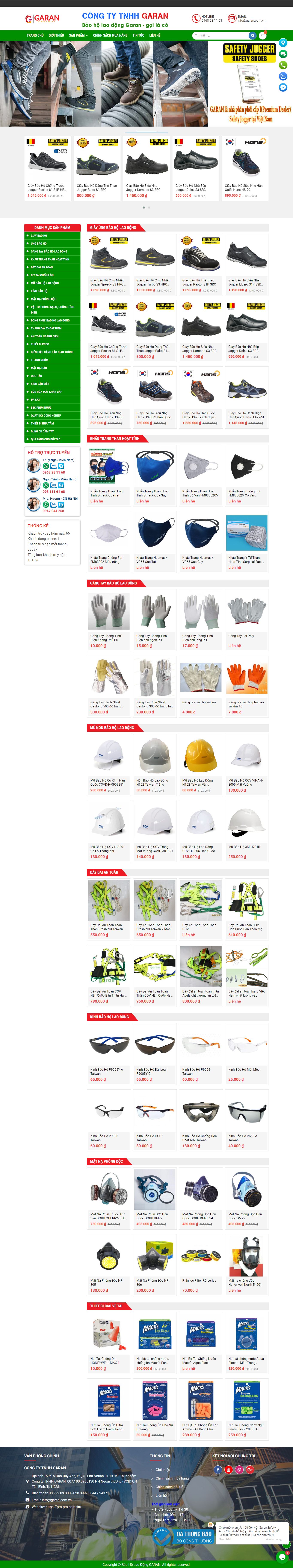 Thiết kế Website giày bảo hộ - pro-pro.com.vn - VietWebGroup.Vn