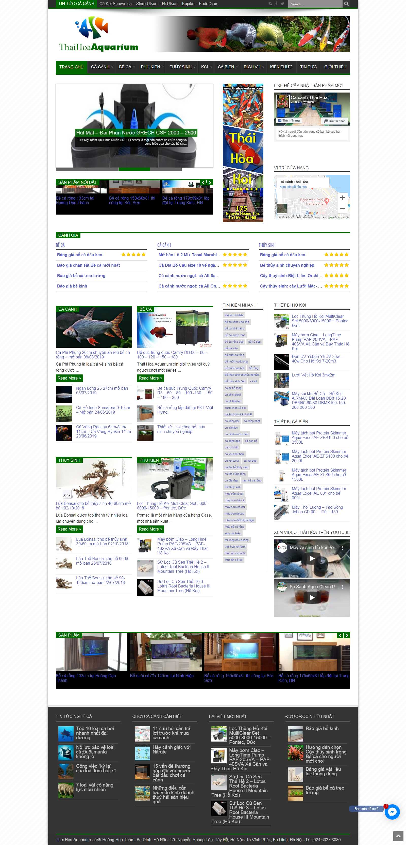 Thiết kế Website cá cảnh - cacanhthaihoa.com - VietWebGroup.Vn