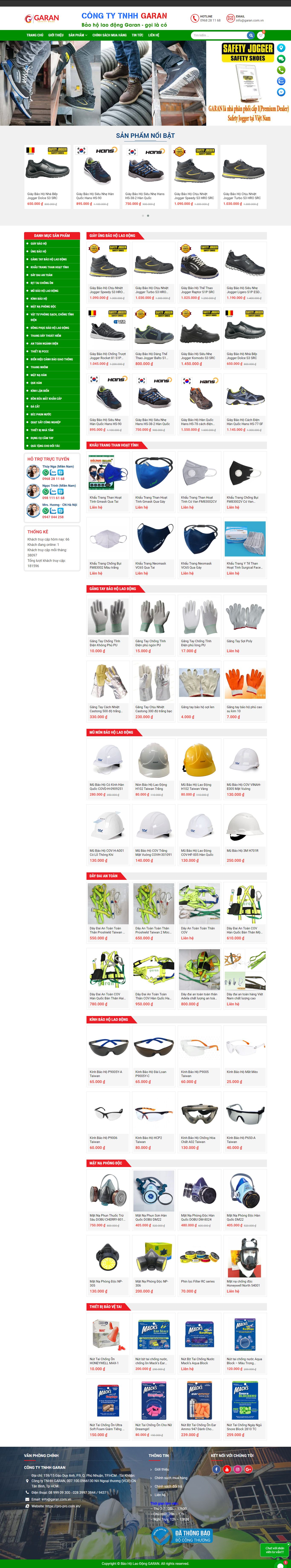 Thiết kế Website giày bảo hộ - pro-pro.com.vn - VietWebGroup.Vn