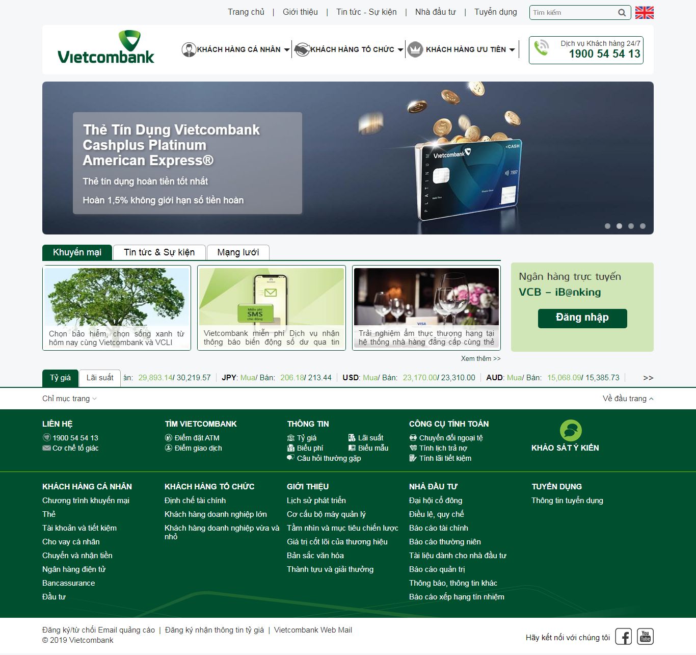 Thiết kế Website ngân hàng - portal.vietcombank.com.vn - VietWebGroup.Vn