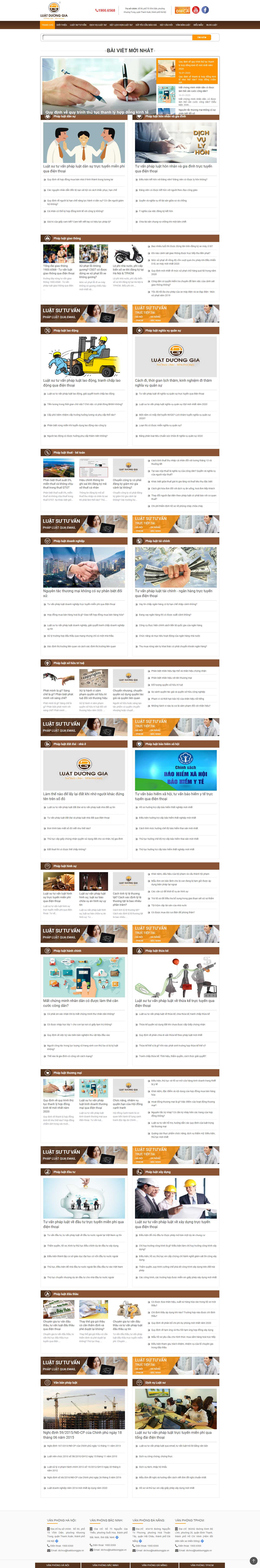 Thiết kế Website văn phòng luật sư - luatduonggia.vn - VietWebGroup.Vn