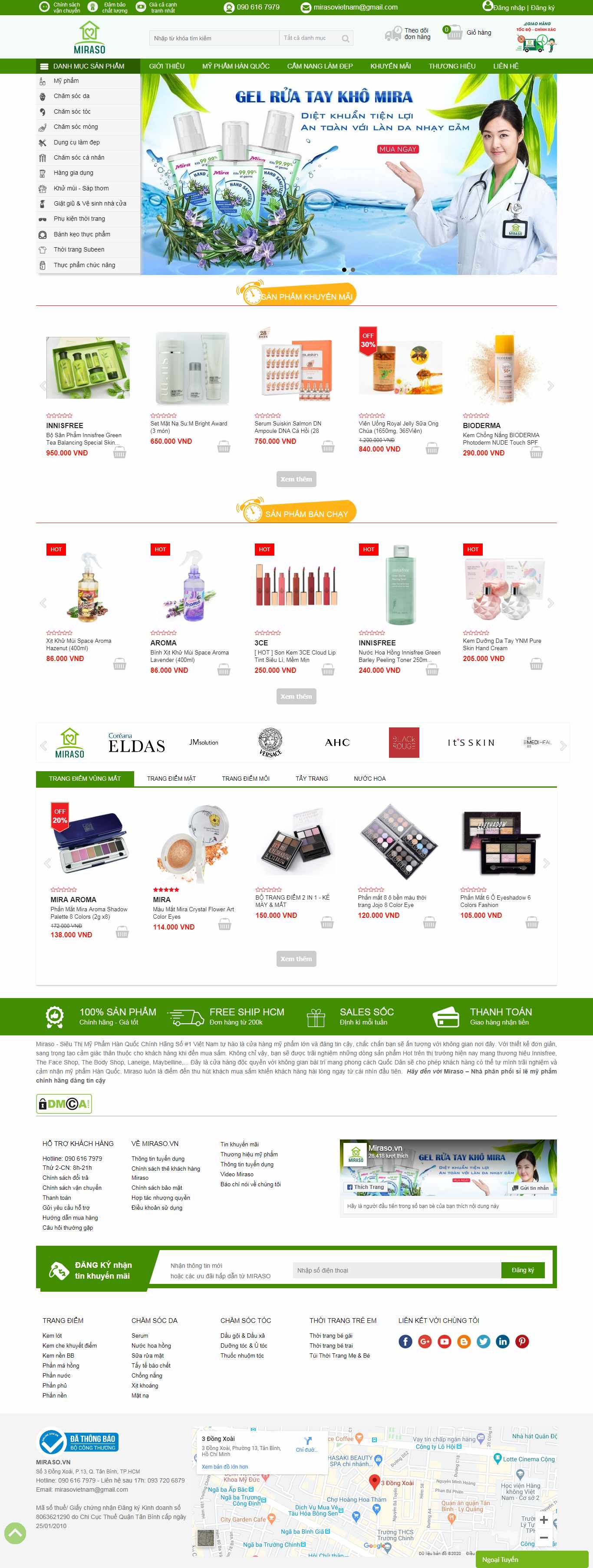 Thiết kế Website uy tín - miraso.vn - VietWebGroup.Vn