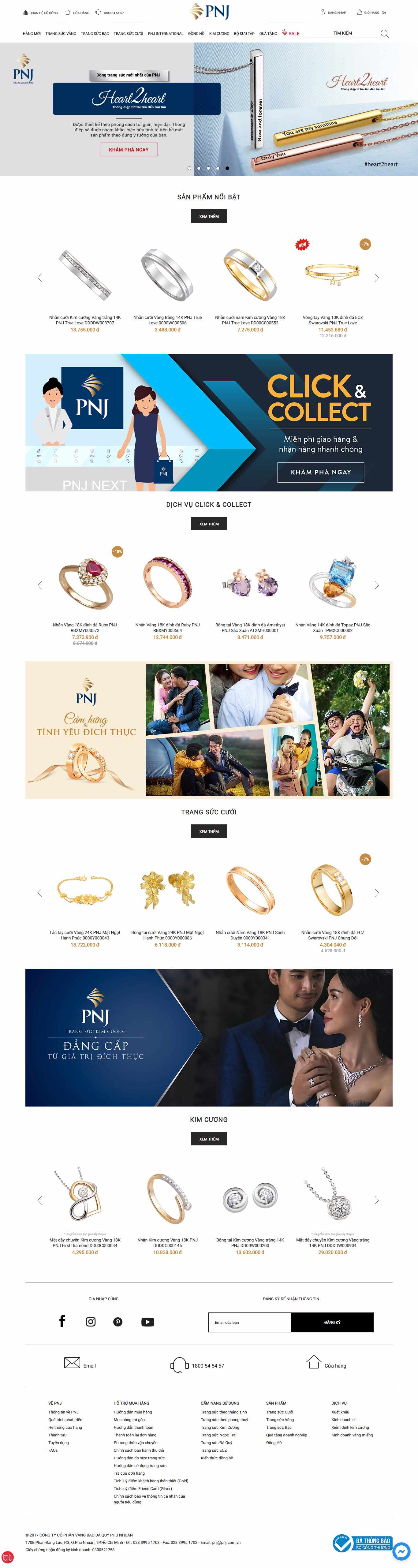 Thiết kế Website uy tín - www.pnj.com.vn - VietWebGroup.Vn