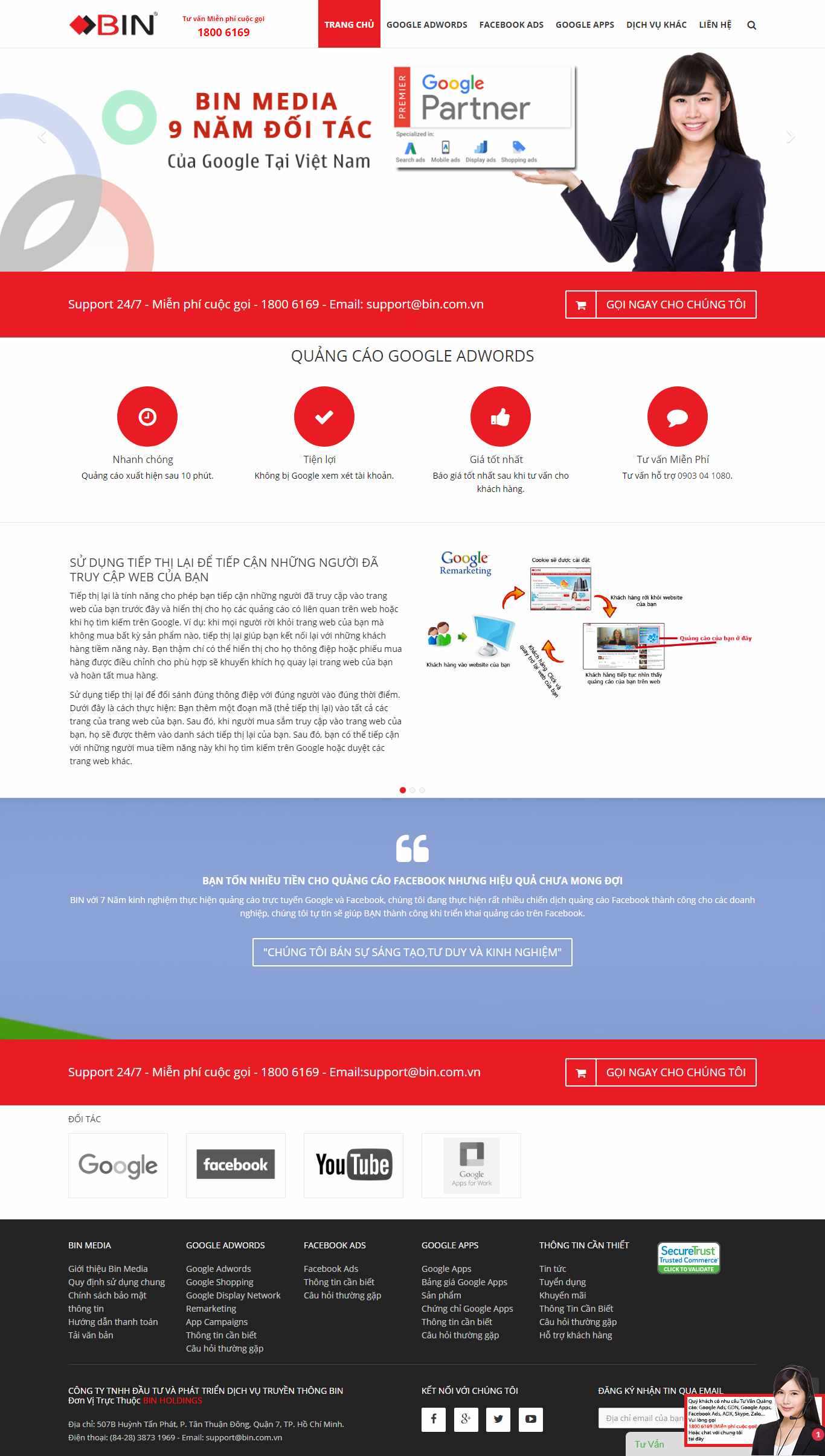 Thiết kế Website quảng cáo online - www.bin.vn - VietWebGroup.Vn