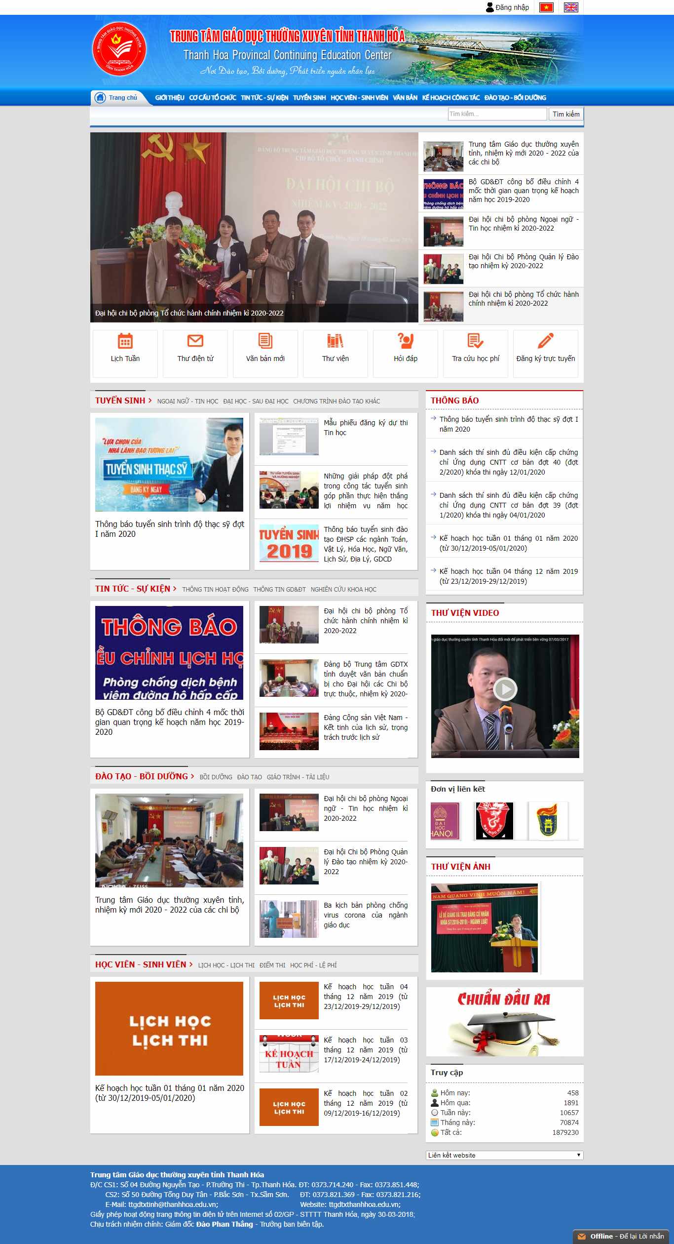 Thiết kế Website trung tâm giáo dục thường xuyên - www.ttgdtxthanhhoa.edu.vn - VietWebGroup.Vn