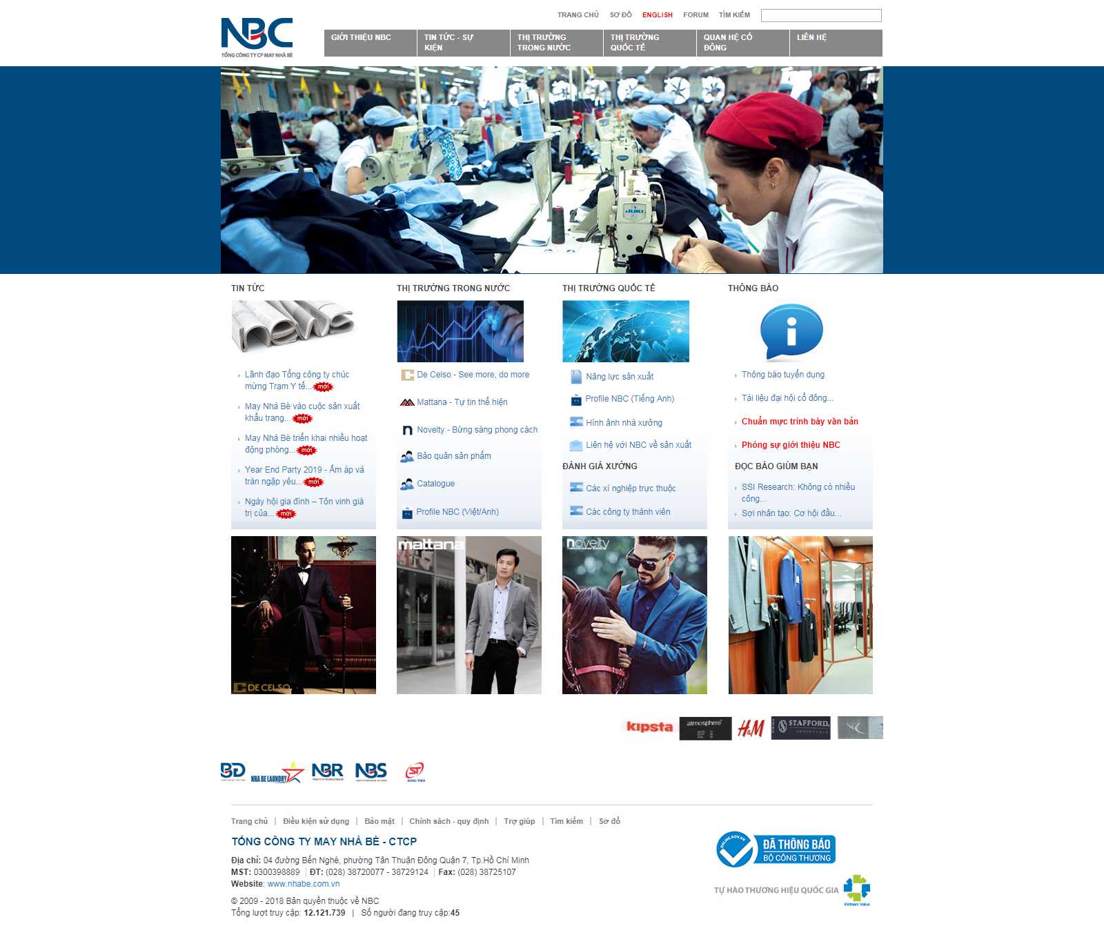 Thiết kế Website công ty may - www.nhabe.com.vn - VietWebGroup.Vn