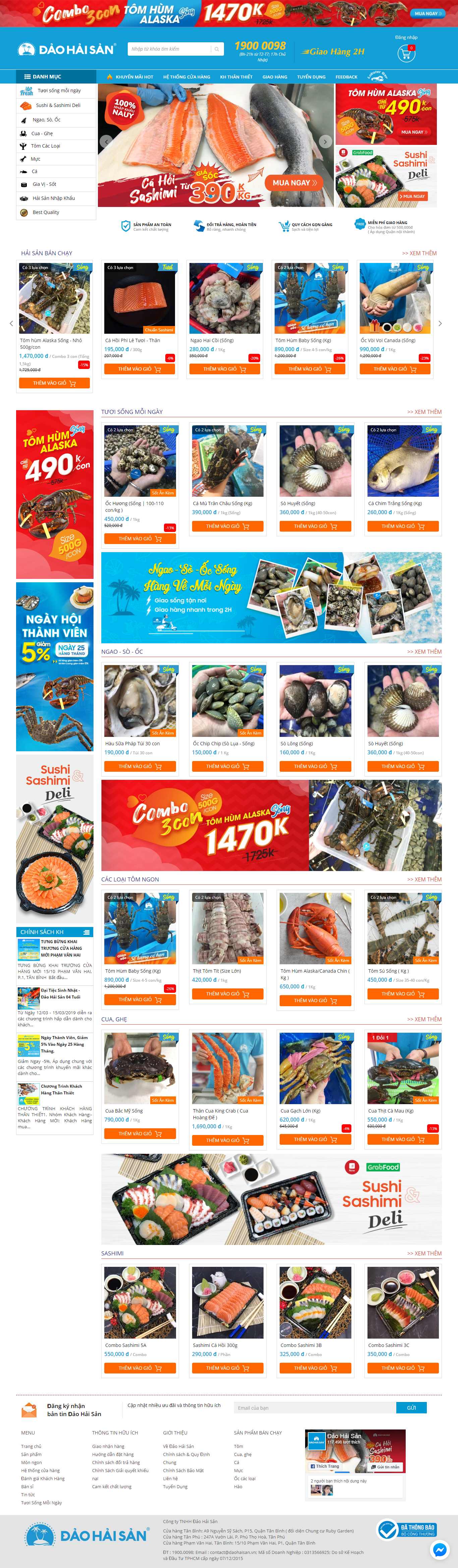 Thiết kế Website hải sản - daohaisan.vn - VietWebGroup.Vn